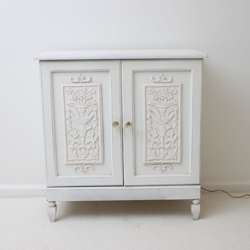 Painted Wood Cabinet