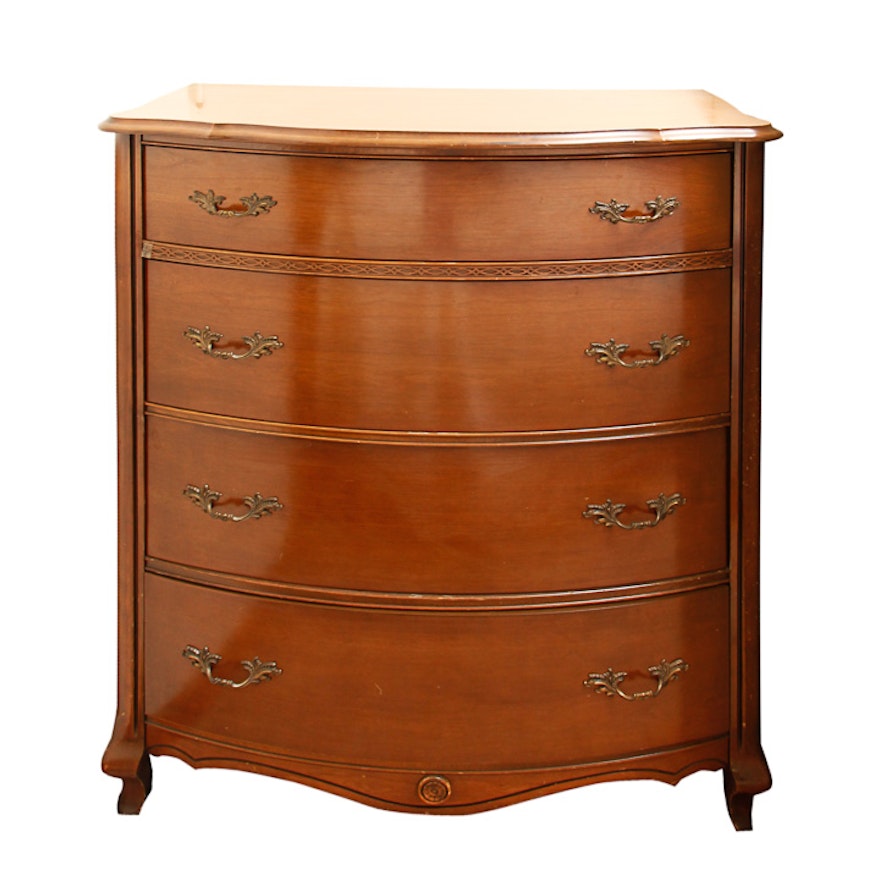 French Provincial Cherry Chest of Drawers