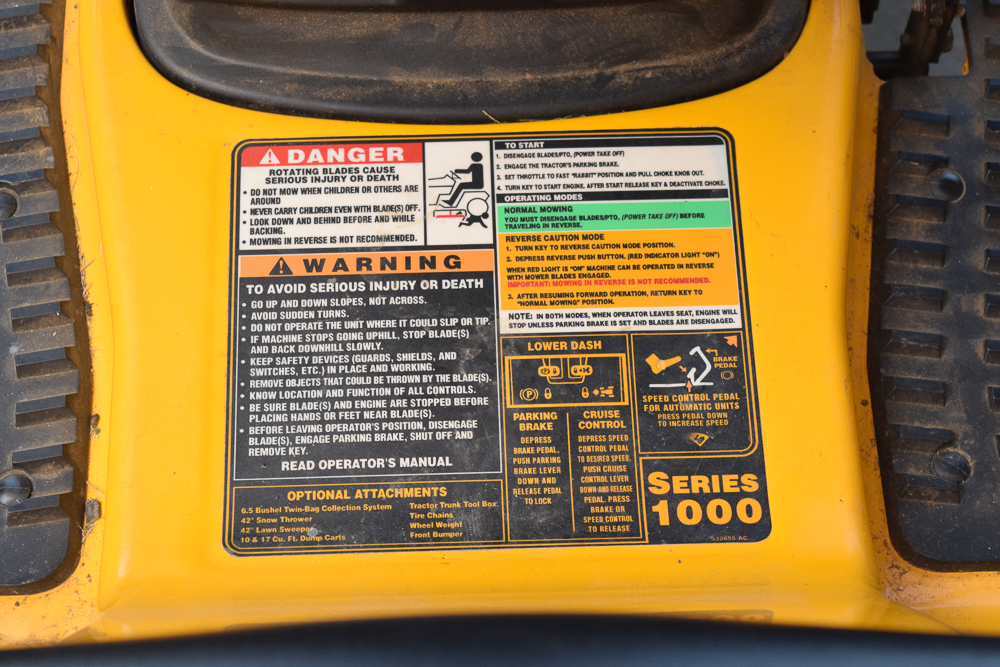 Cub Cadet Riding Lawn Mower