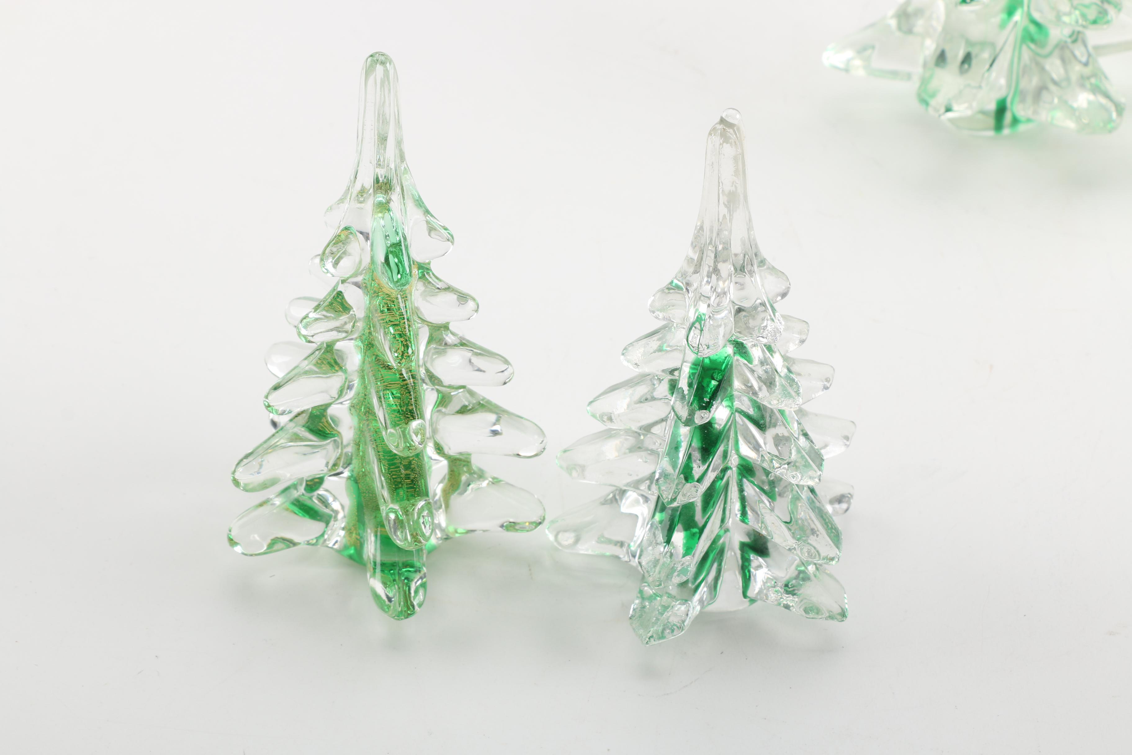 Art Glass Christmas Tree Decor
