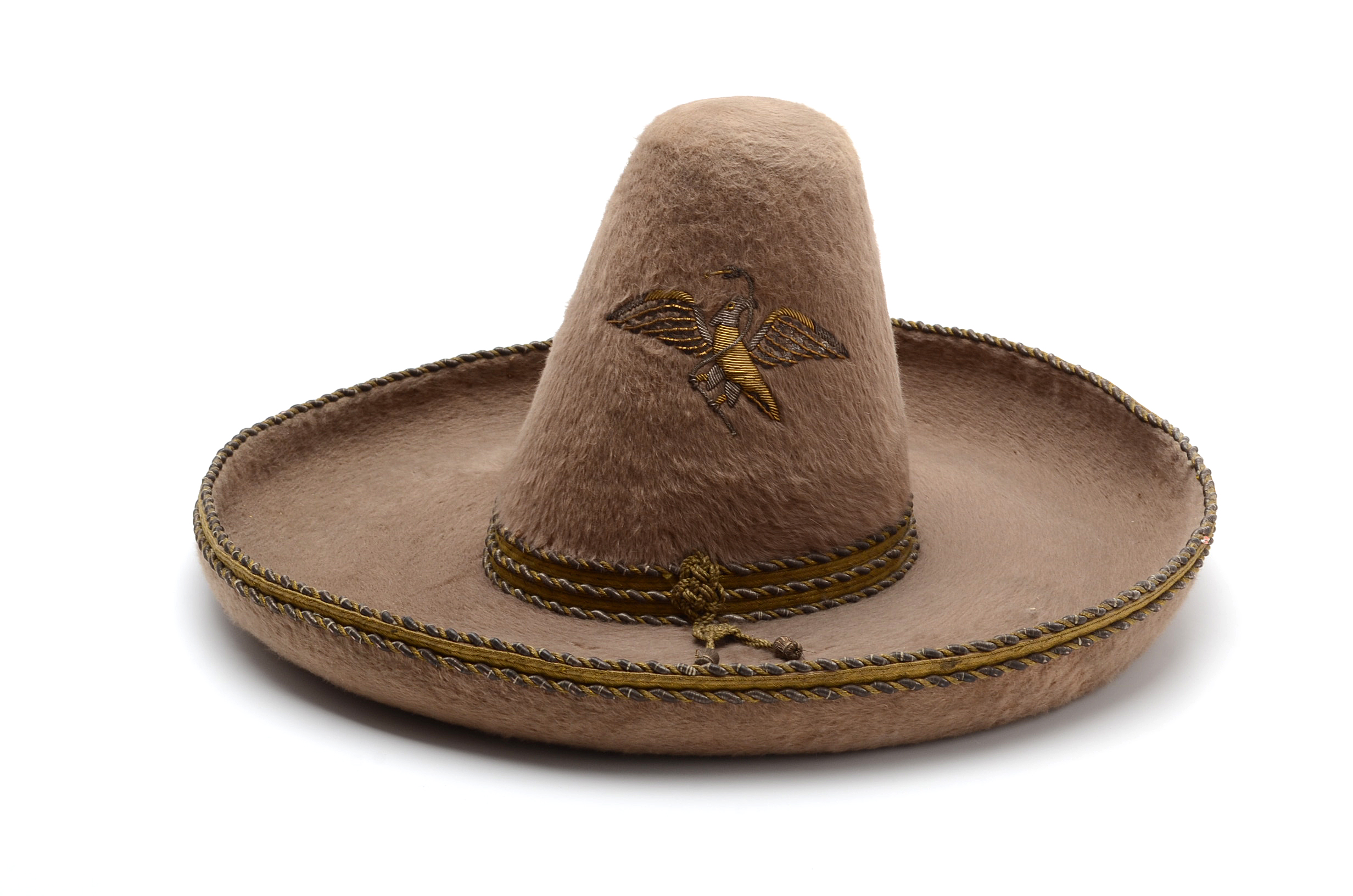 Vintage Mexican Felt Sombrero Hat