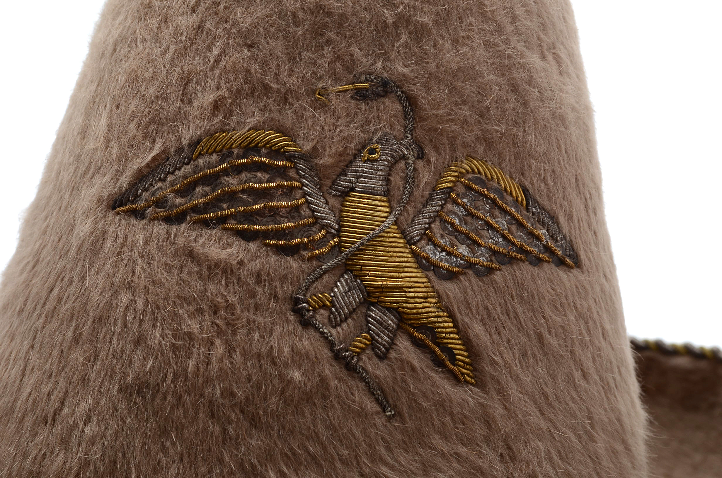 Vintage Mexican Felt Sombrero Hat