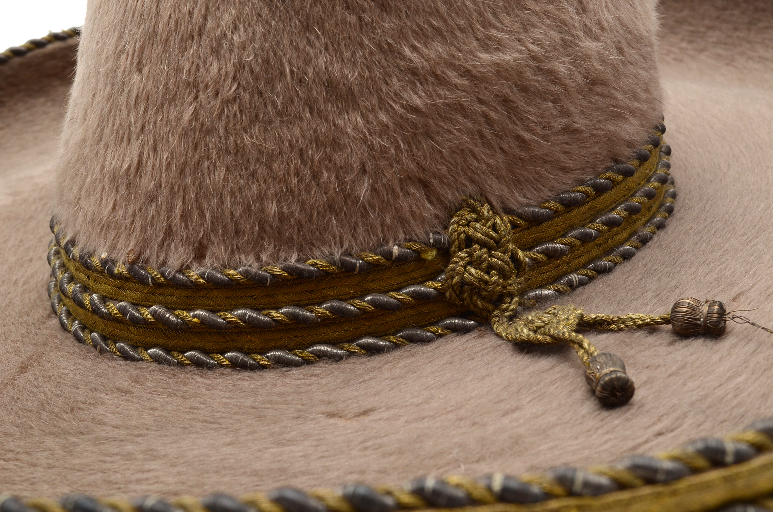 Vintage Mexican Felt Sombrero Hat