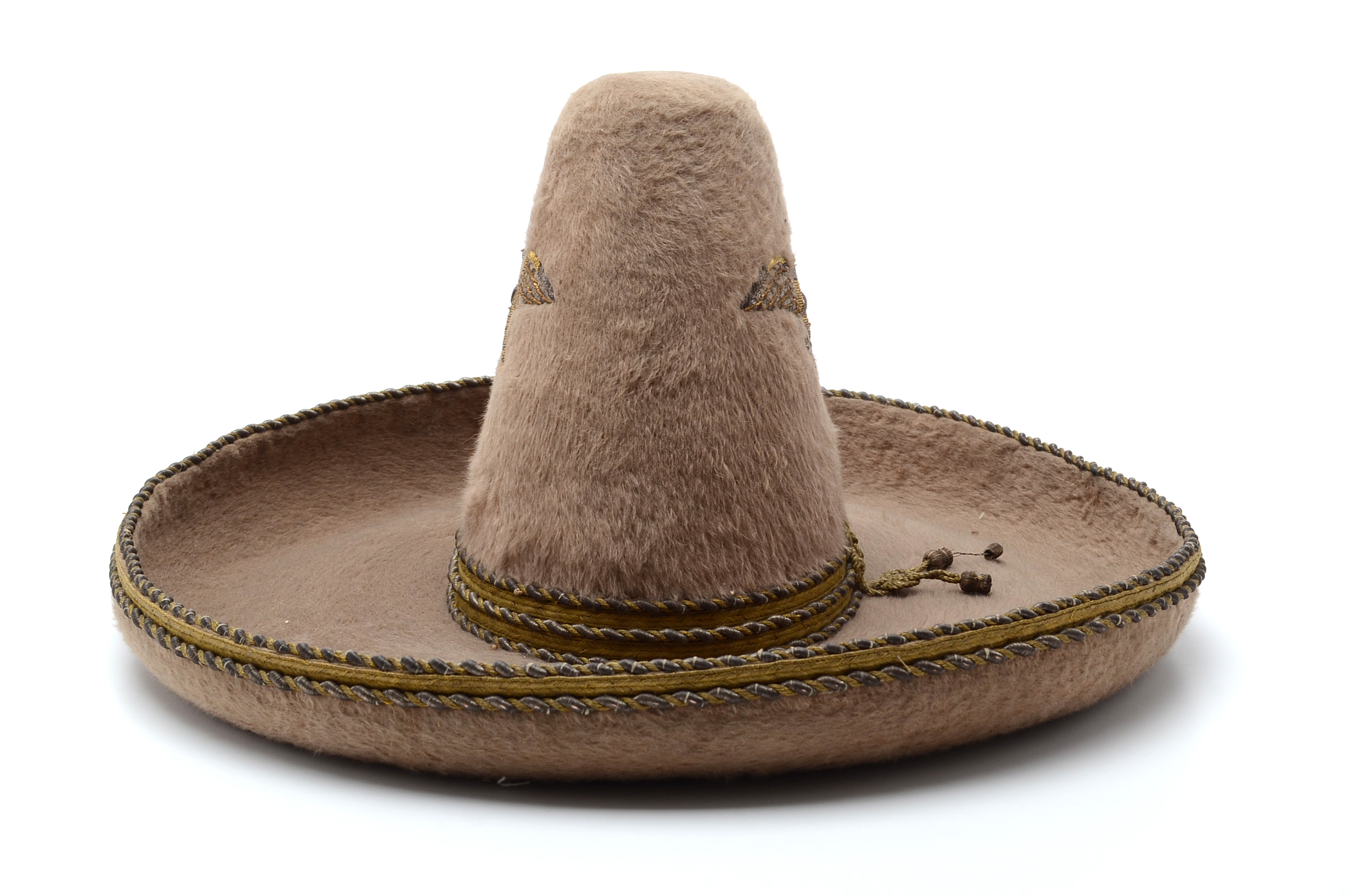 Vintage Mexican Felt Sombrero Hat