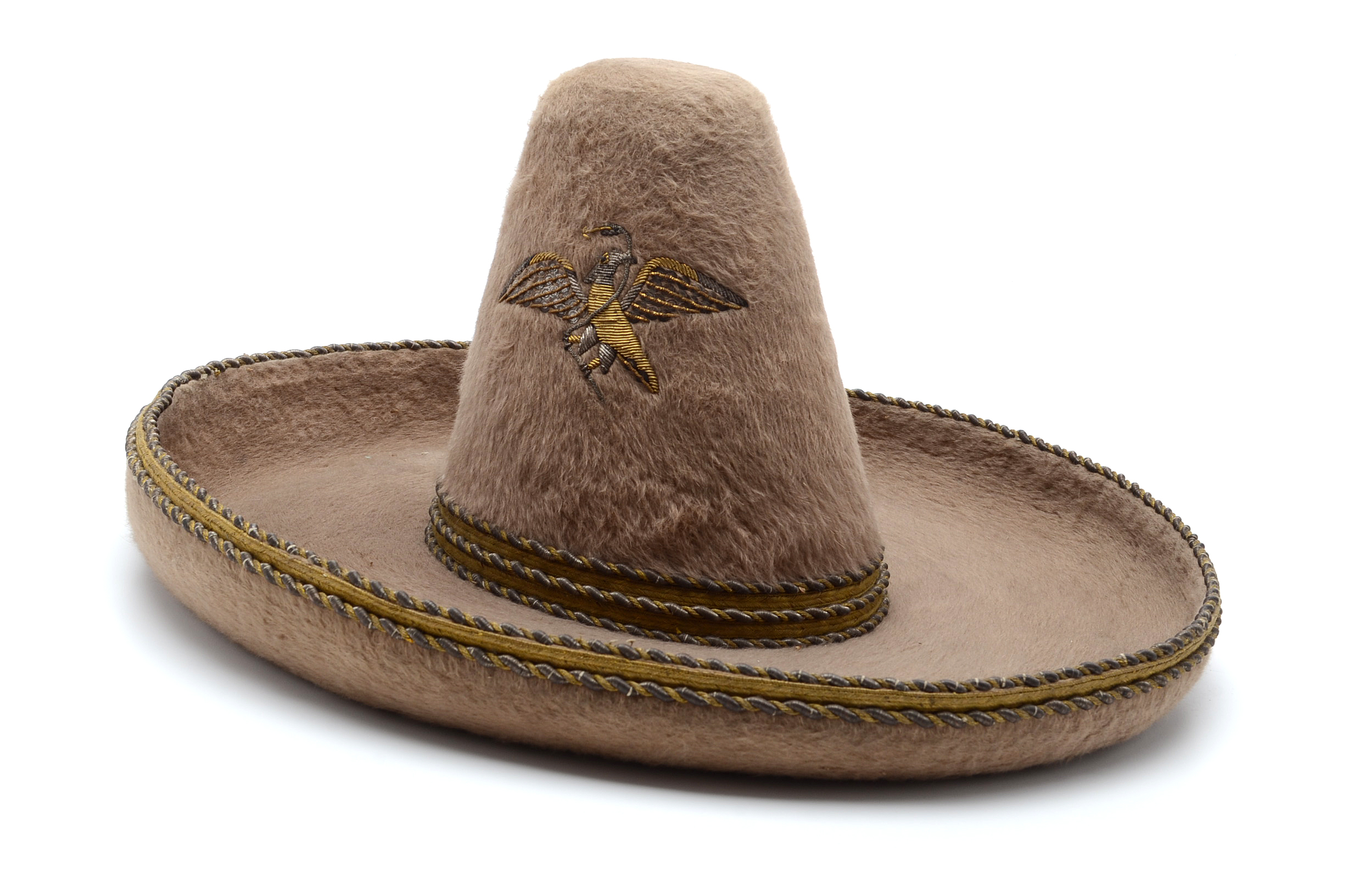 Vintage Mexican Felt Sombrero Hat