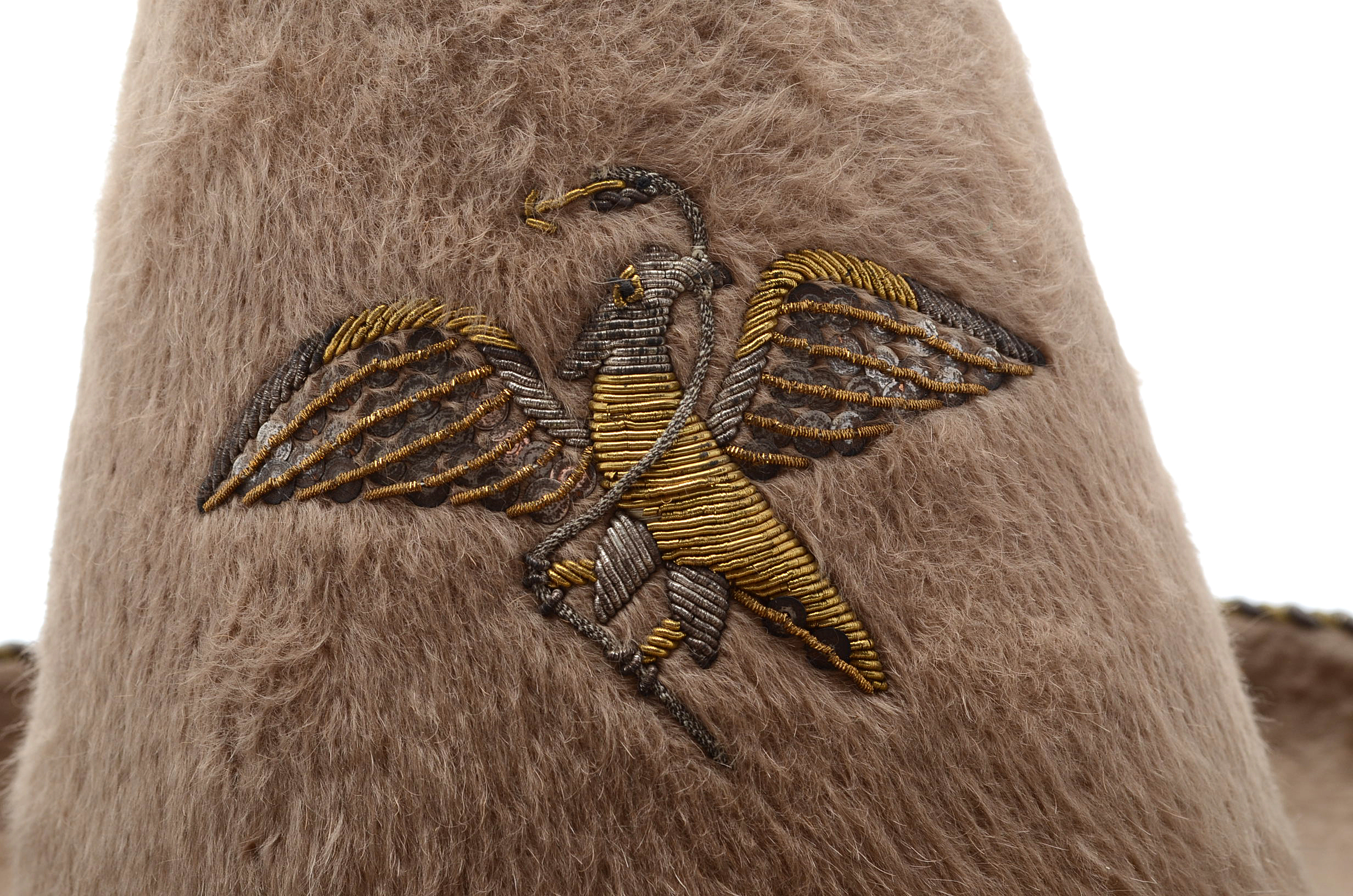 Vintage Mexican Felt Sombrero Hat