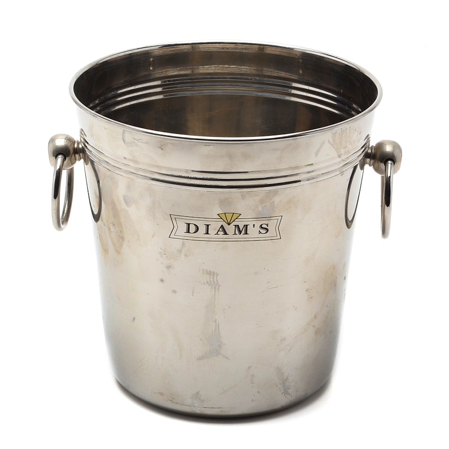 Vintage Diam's Stainless Steel Wine Cooler