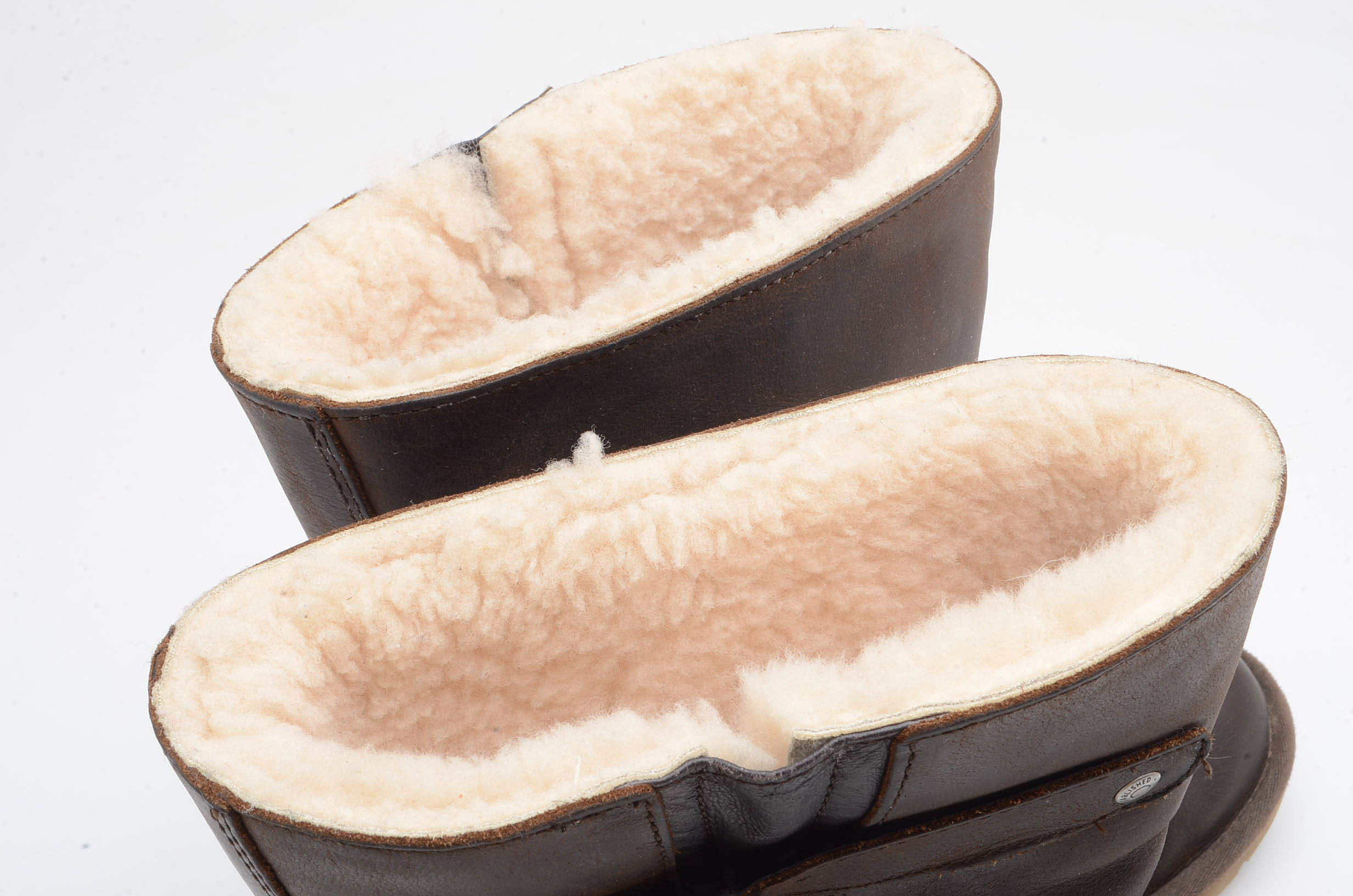 Pair of UGG Australia Kensington Leather and Sheepskin Boots