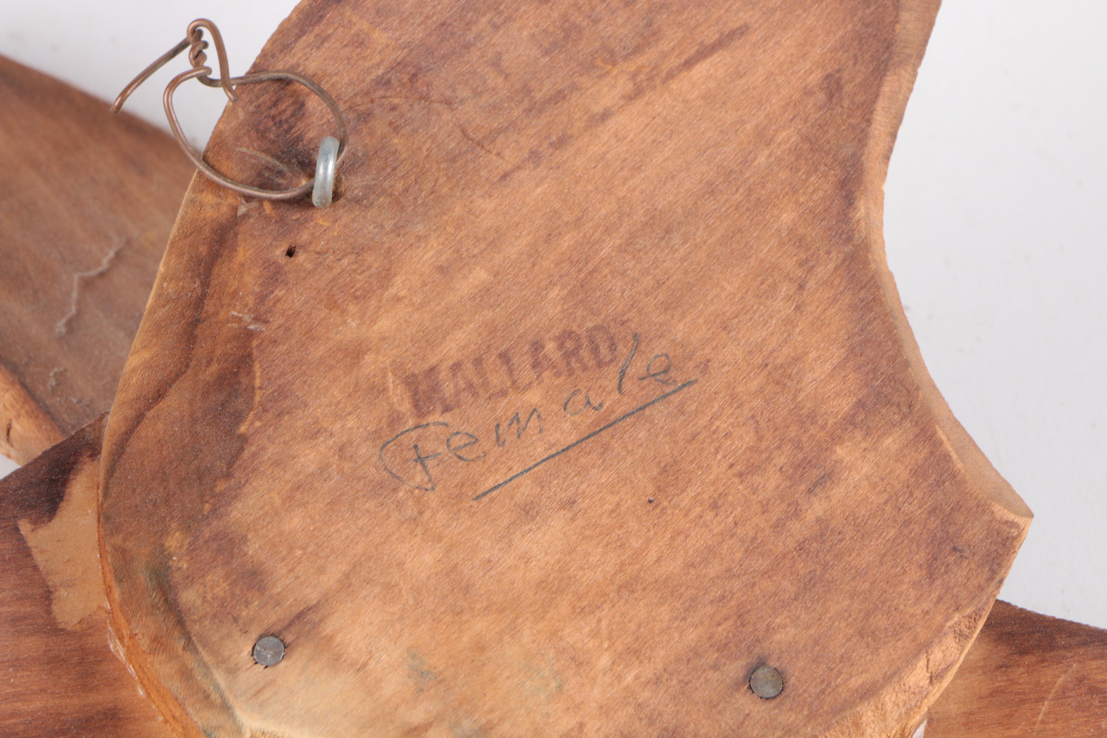 Wooden Duck Wall Decor Pieces