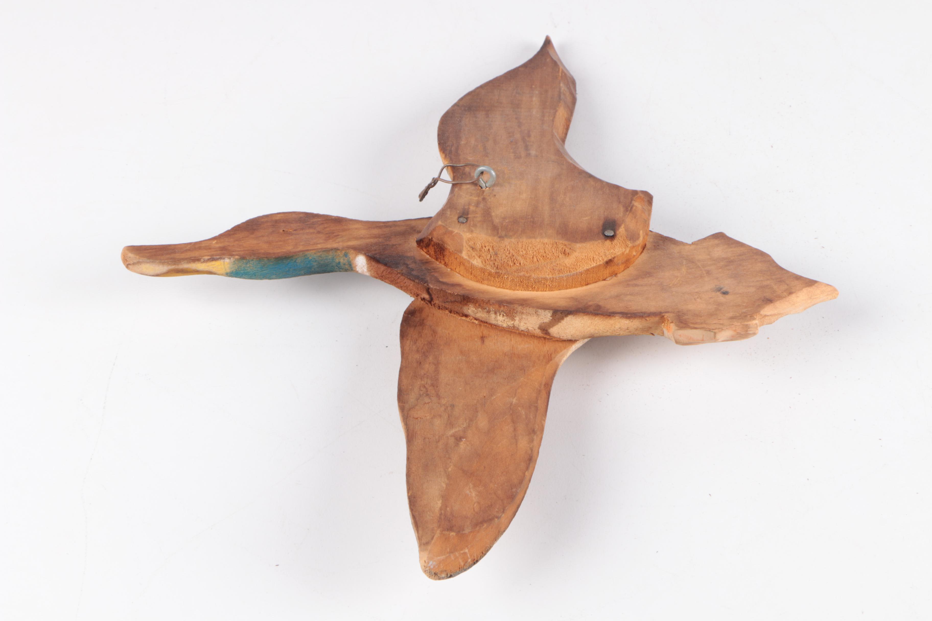 Wooden Duck Wall Decor Pieces