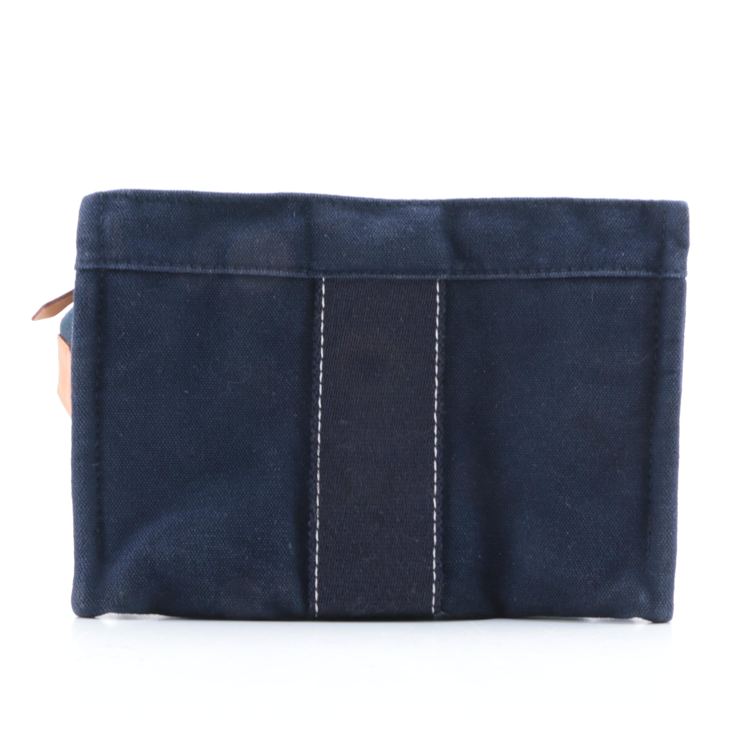 Hermès Canvas Deauville Pouch
