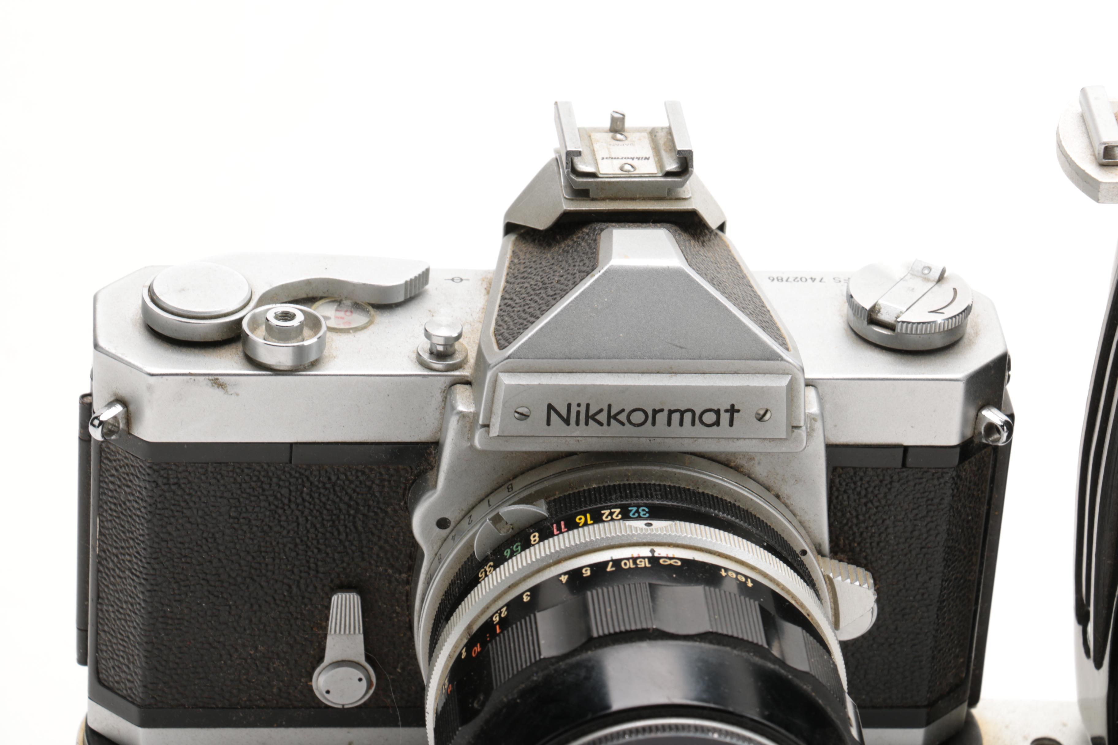 Nikkormat, Canon and Miranda Cameras