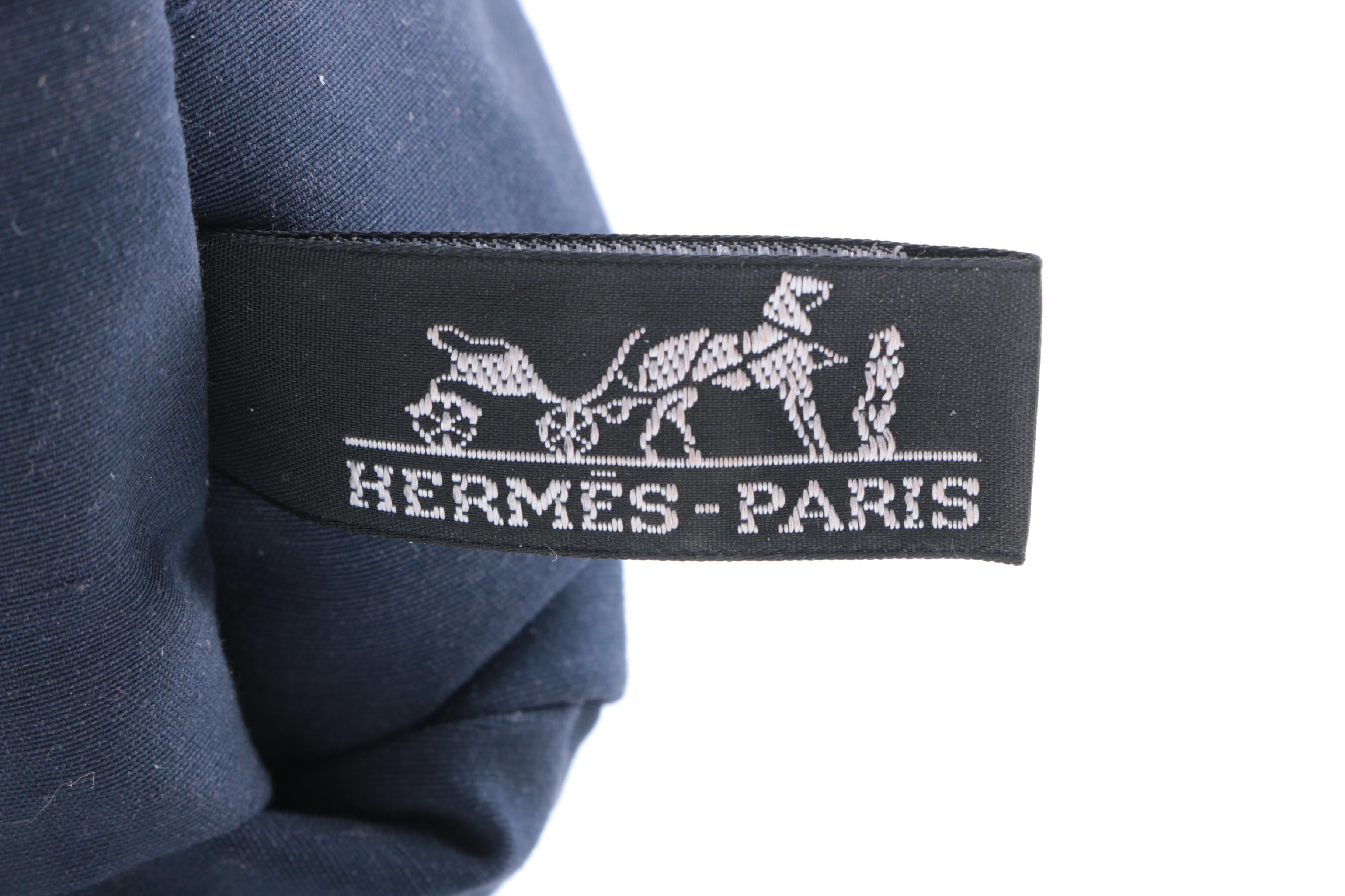 Hermès Canvas Deauville Pouch