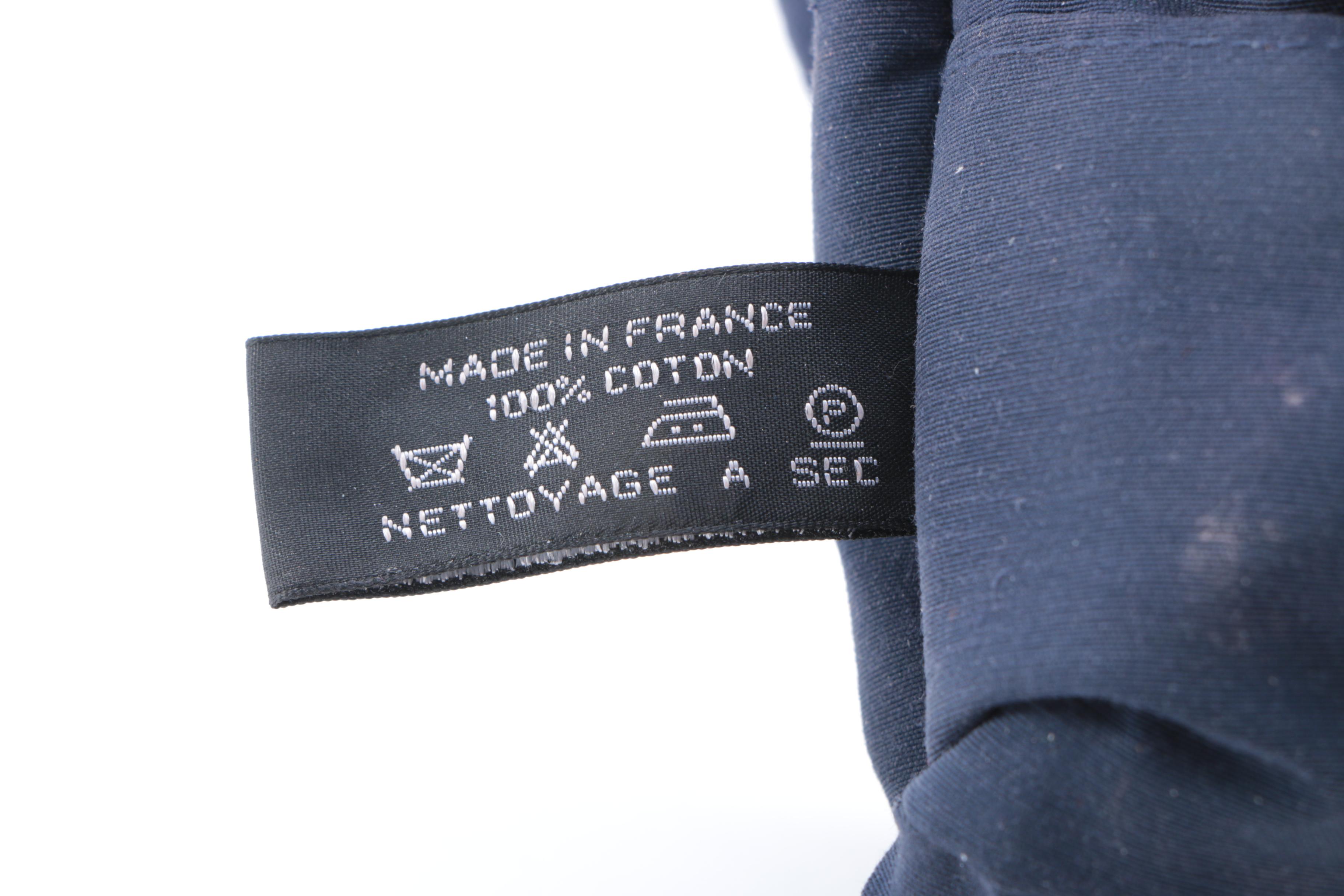 Hermès Canvas Deauville Pouch