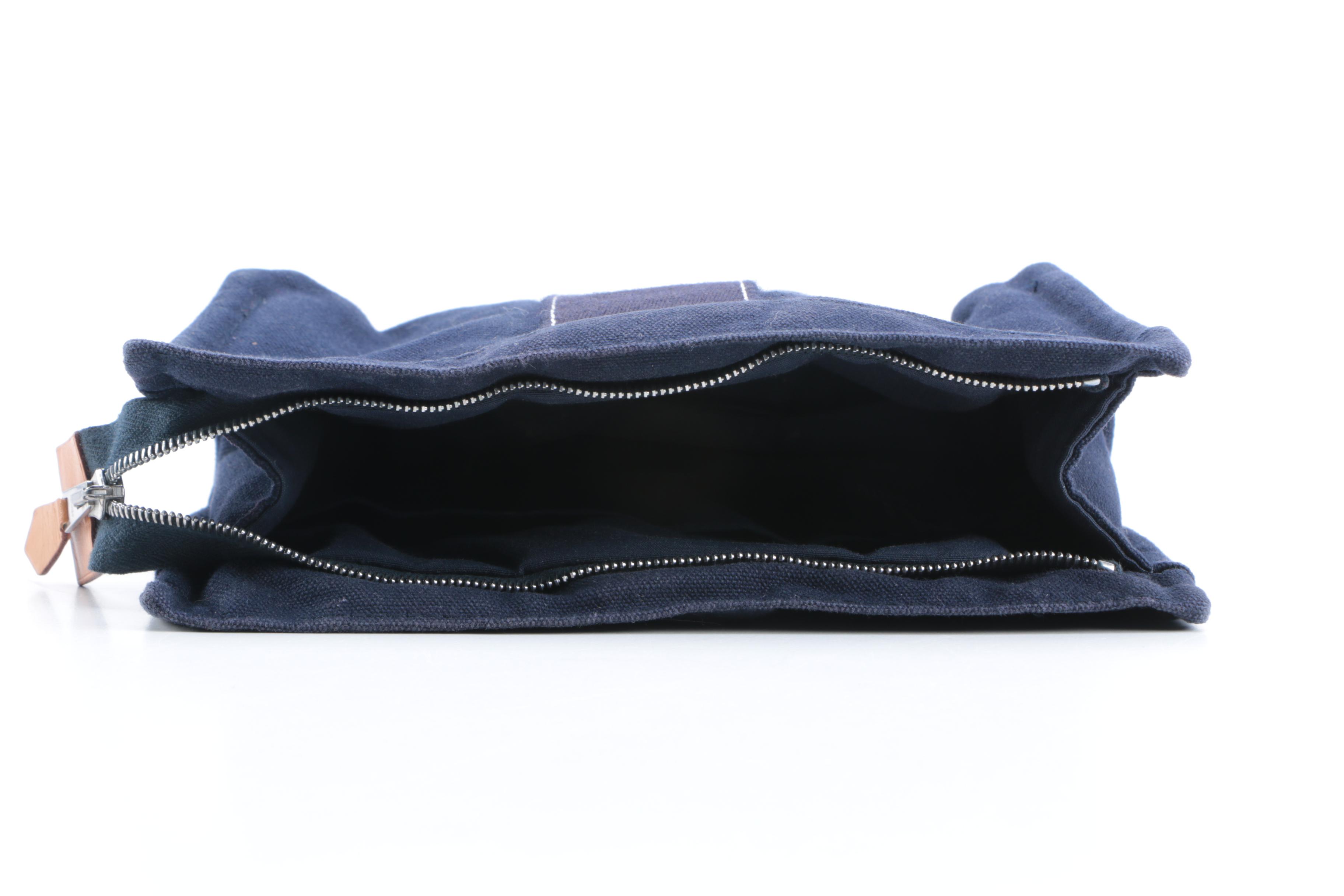 Hermès Canvas Deauville Pouch