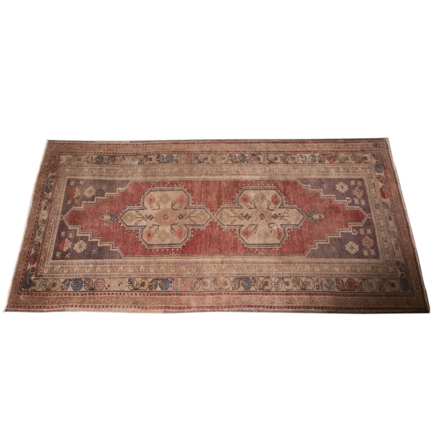Hand-Knotted Turkish Taspinar Wool Area Rug