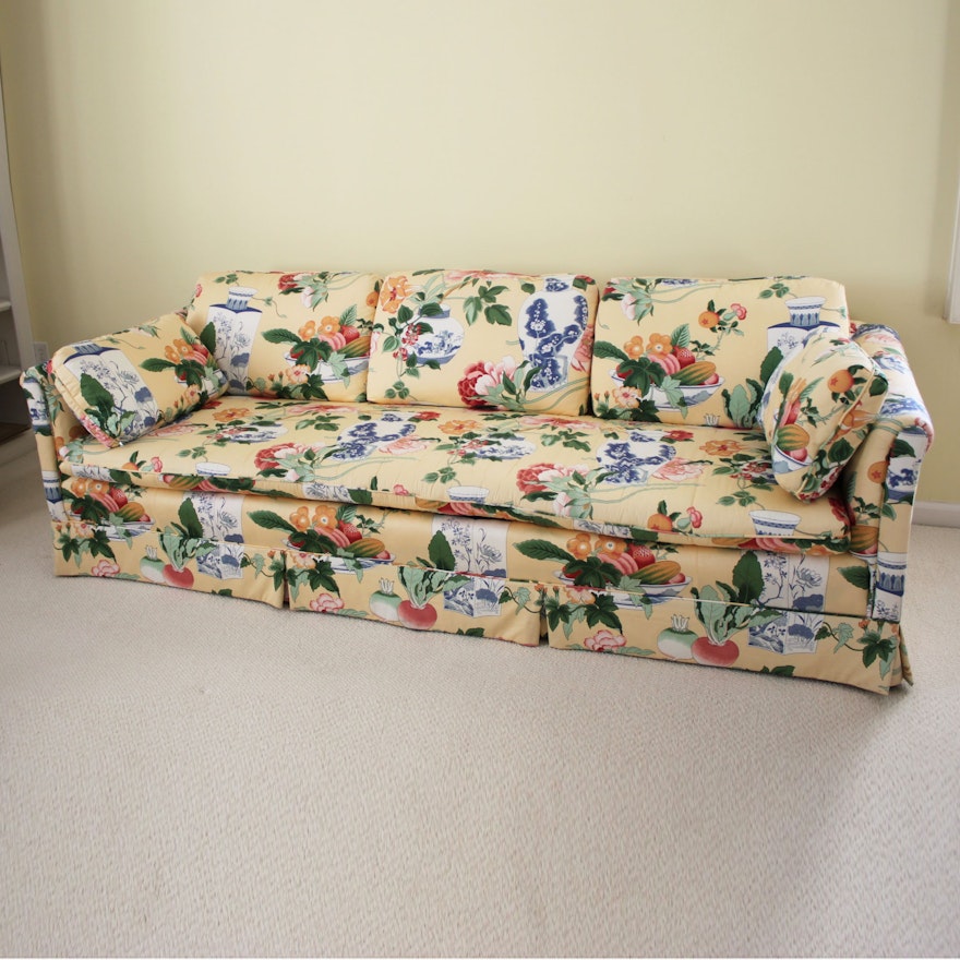 Chinoiserie Upholstered Sofa