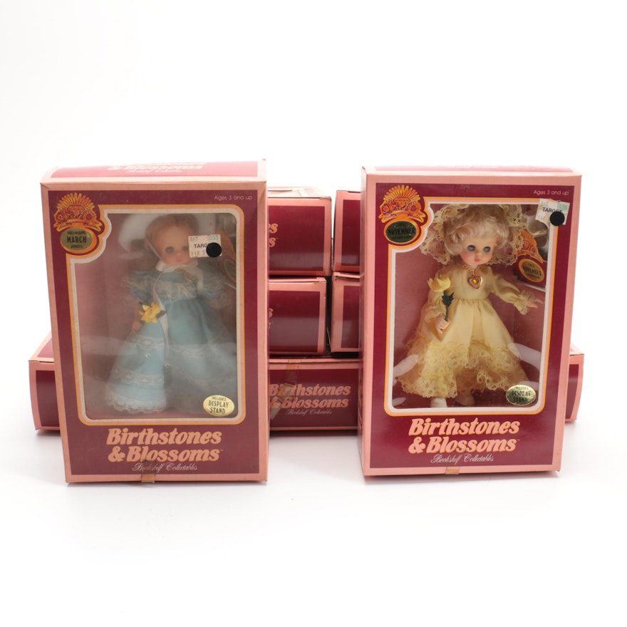 Bookshelf Collectibles "Birthstones & Blossoms" Dolls