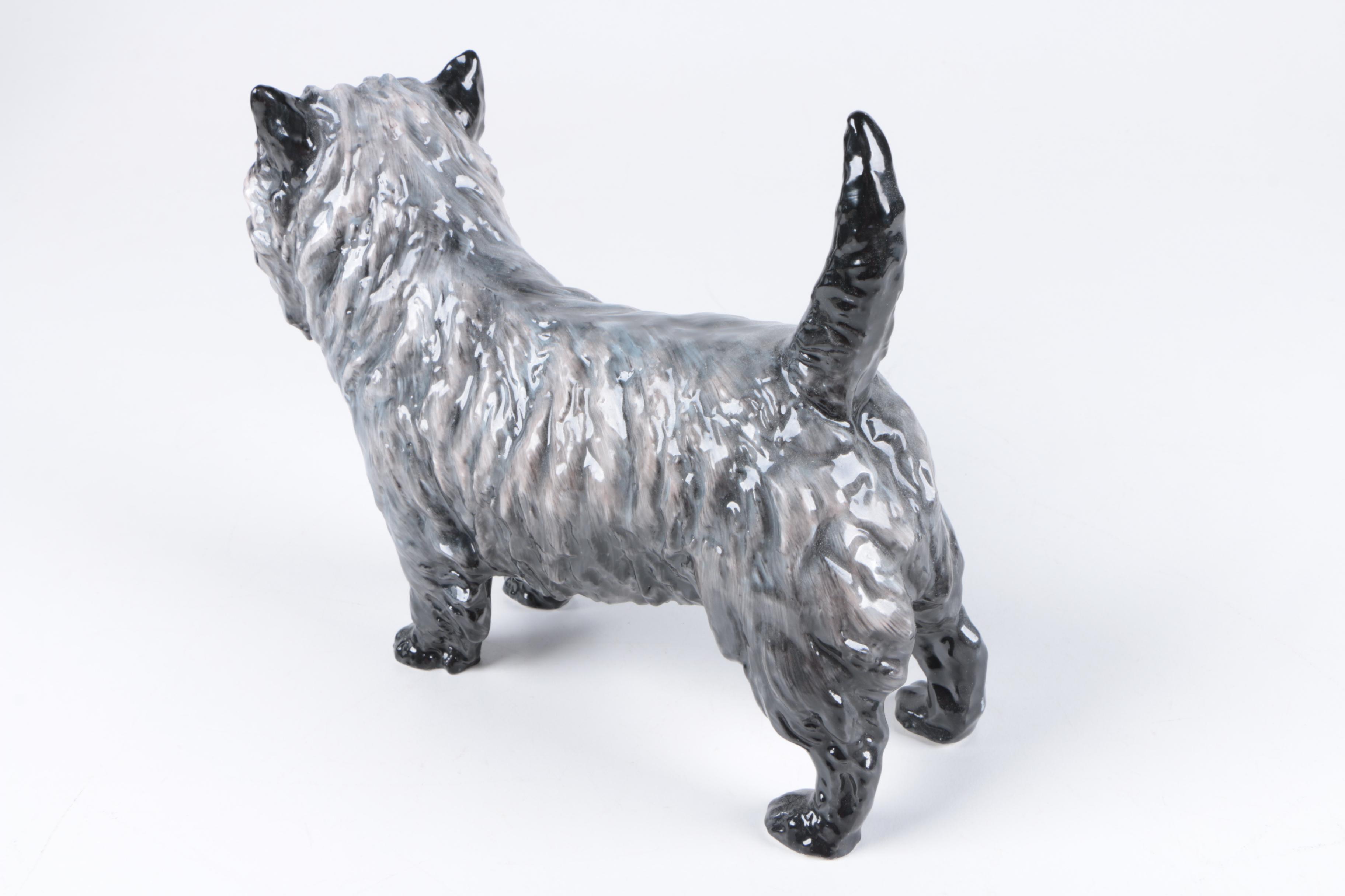 Ceramic and Porcelain Dog Figurines Including Royal Doulton