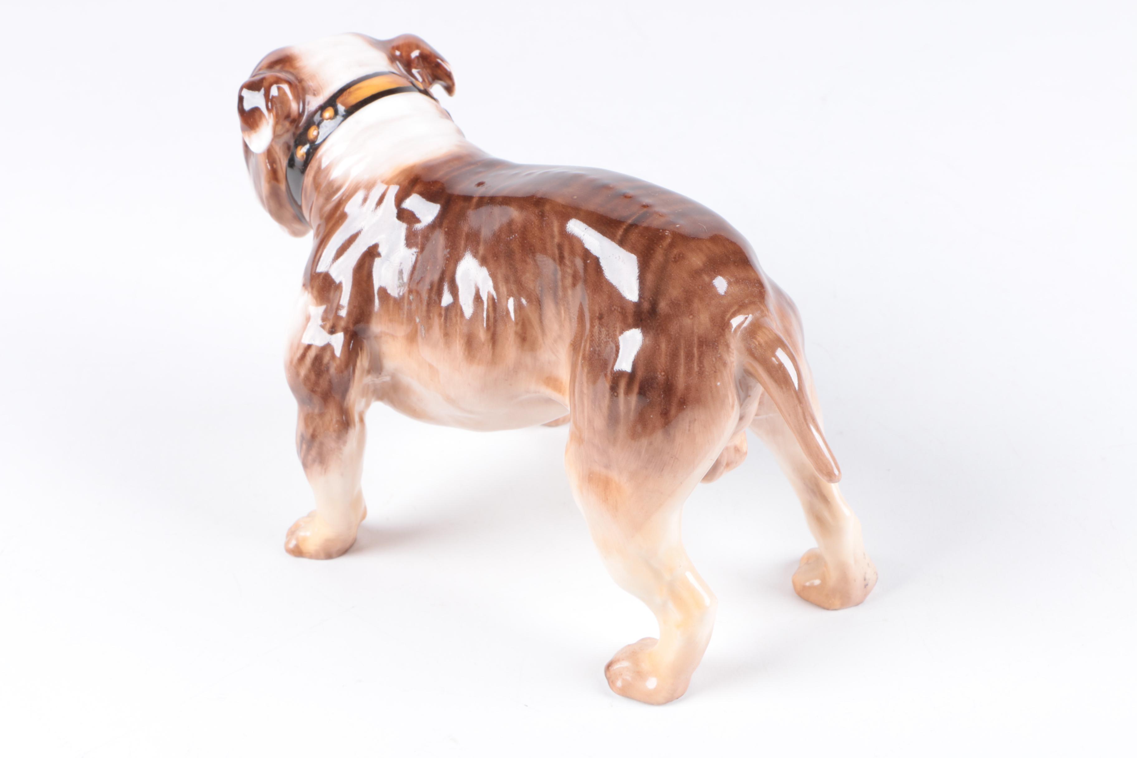 Ceramic and Porcelain Dog Figurines Including Royal Doulton