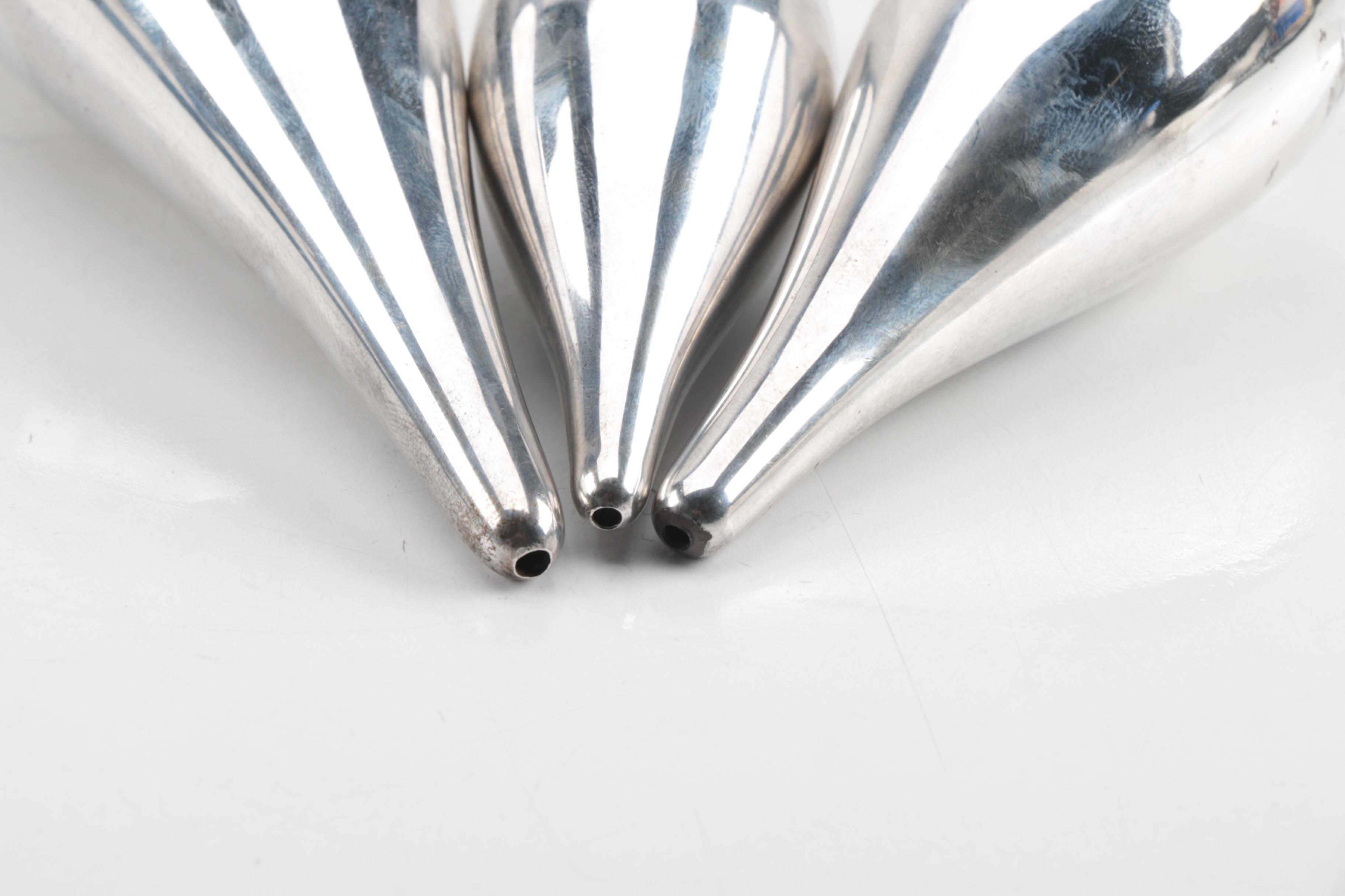 Allan Adler Modernist Sterling Silver Teardrop Shaker Set