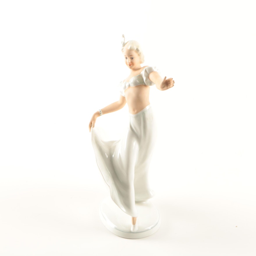 Schaubach Kunst Porcelain Art Deco Dancer Figurine