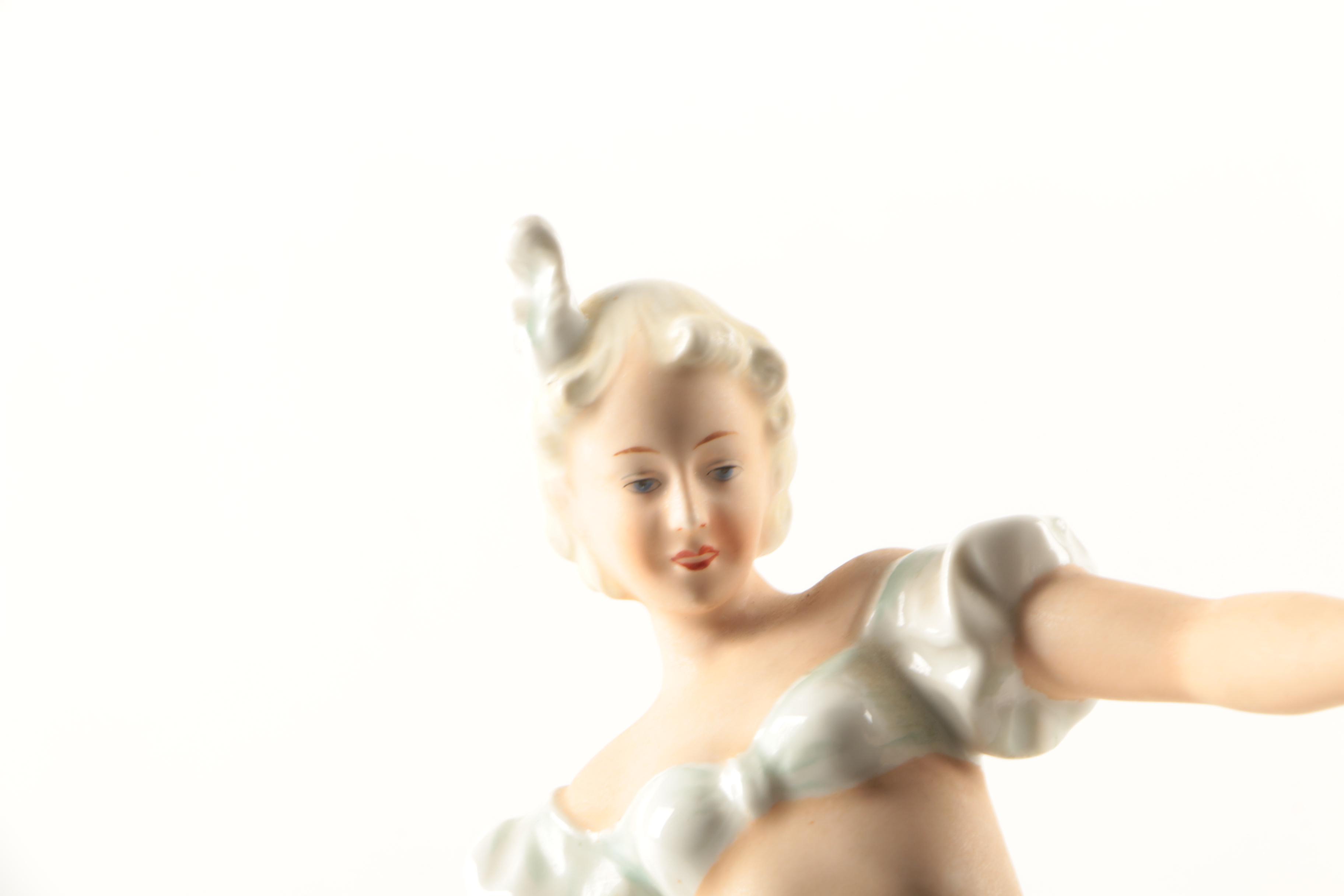 Schaubach Kunst Porcelain Art Deco Dancer Figurine