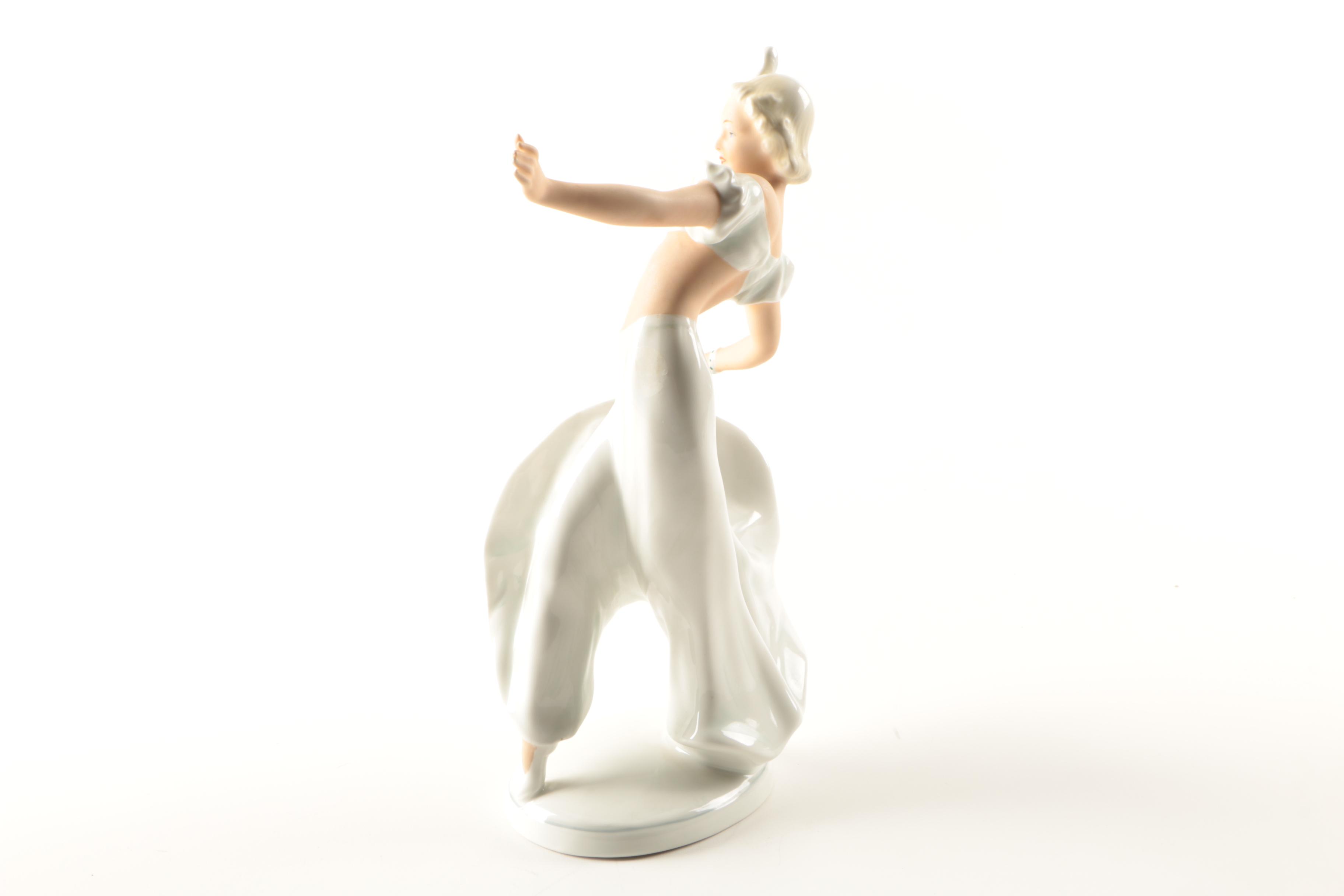 Schaubach Kunst Porcelain Art Deco Dancer Figurine
