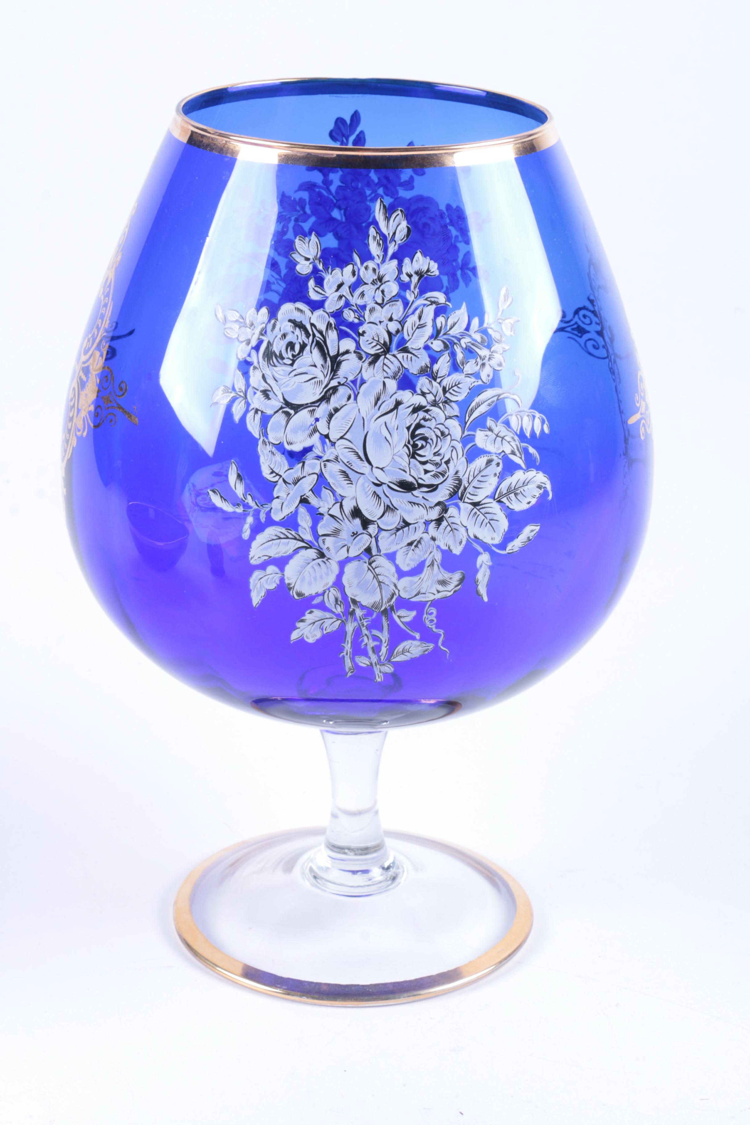 Blue Glass Decor