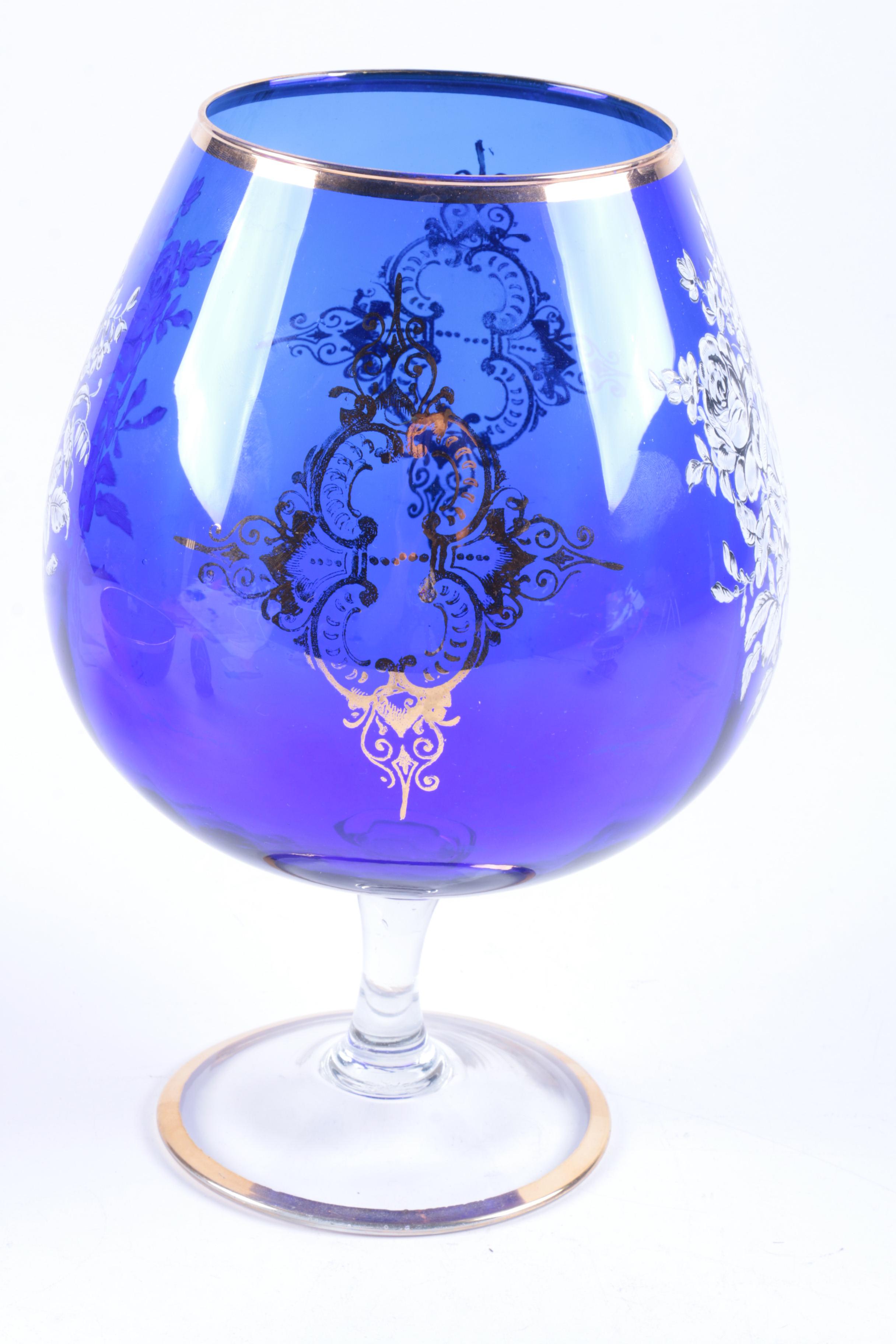 Blue Glass Decor