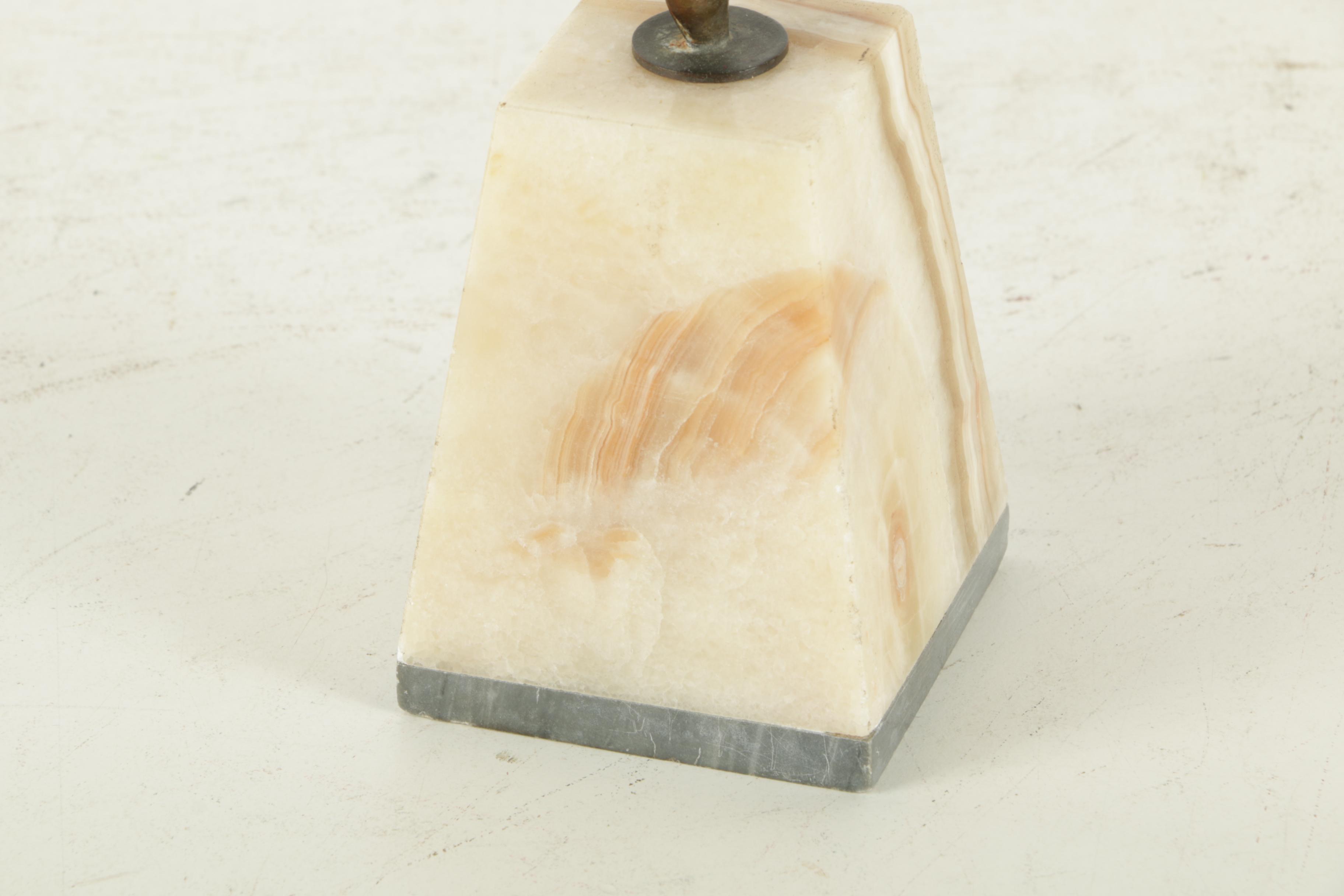 Fabrication Francaise Brass Sculpture of Dancer