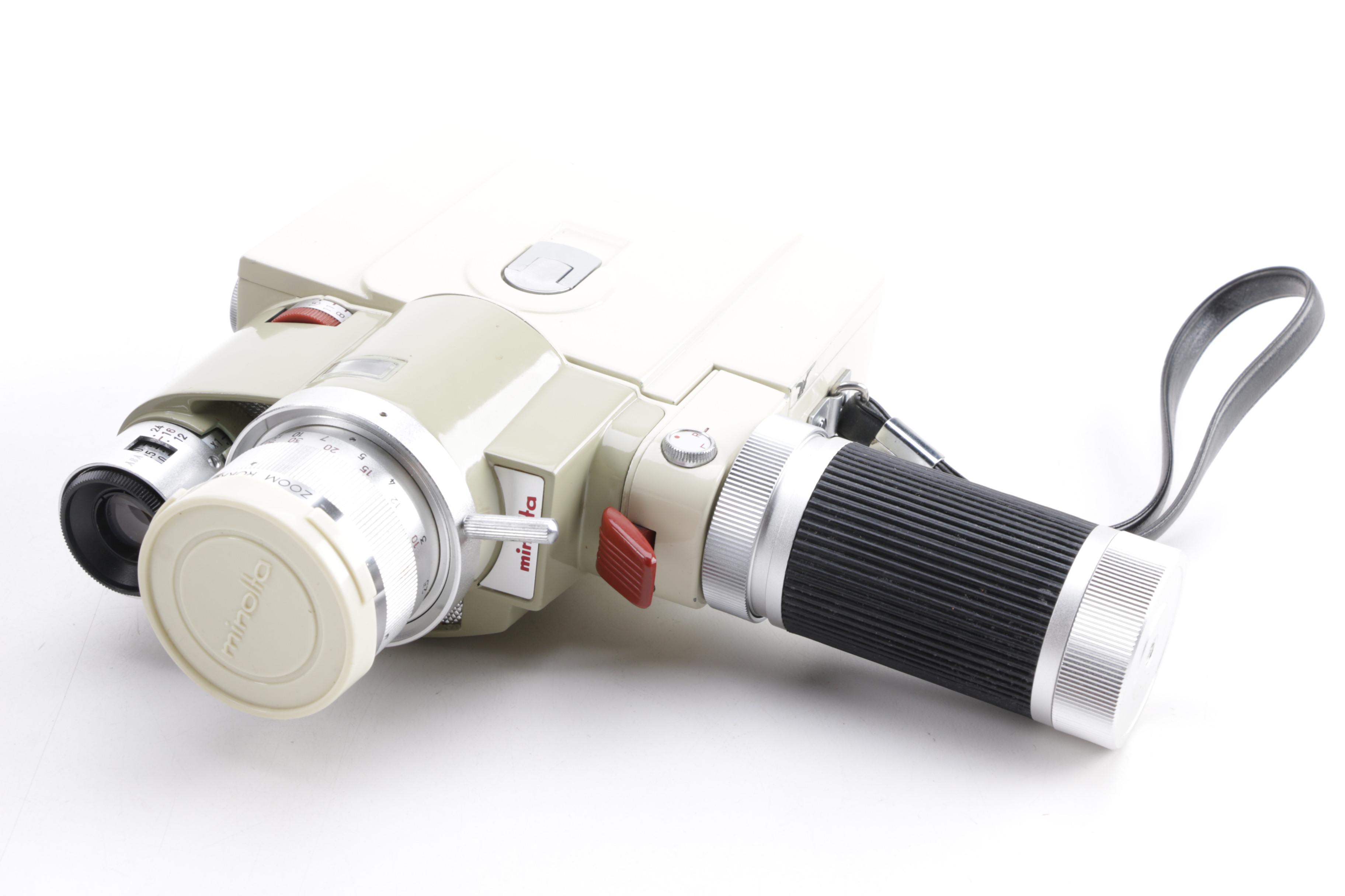 Vintage Minolta Zoom 8 Camcorder with Case