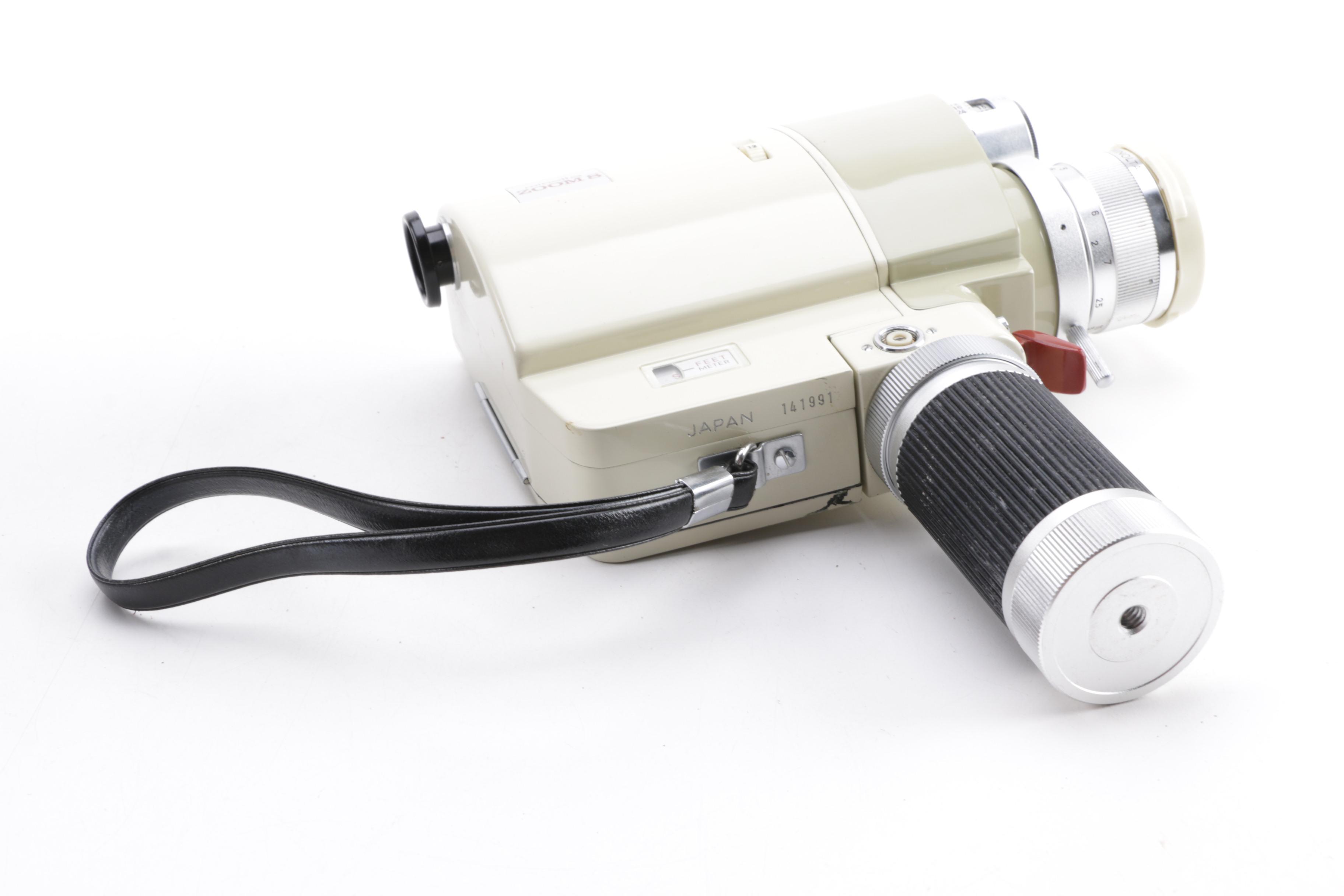 Vintage Minolta Zoom 8 Camcorder with Case