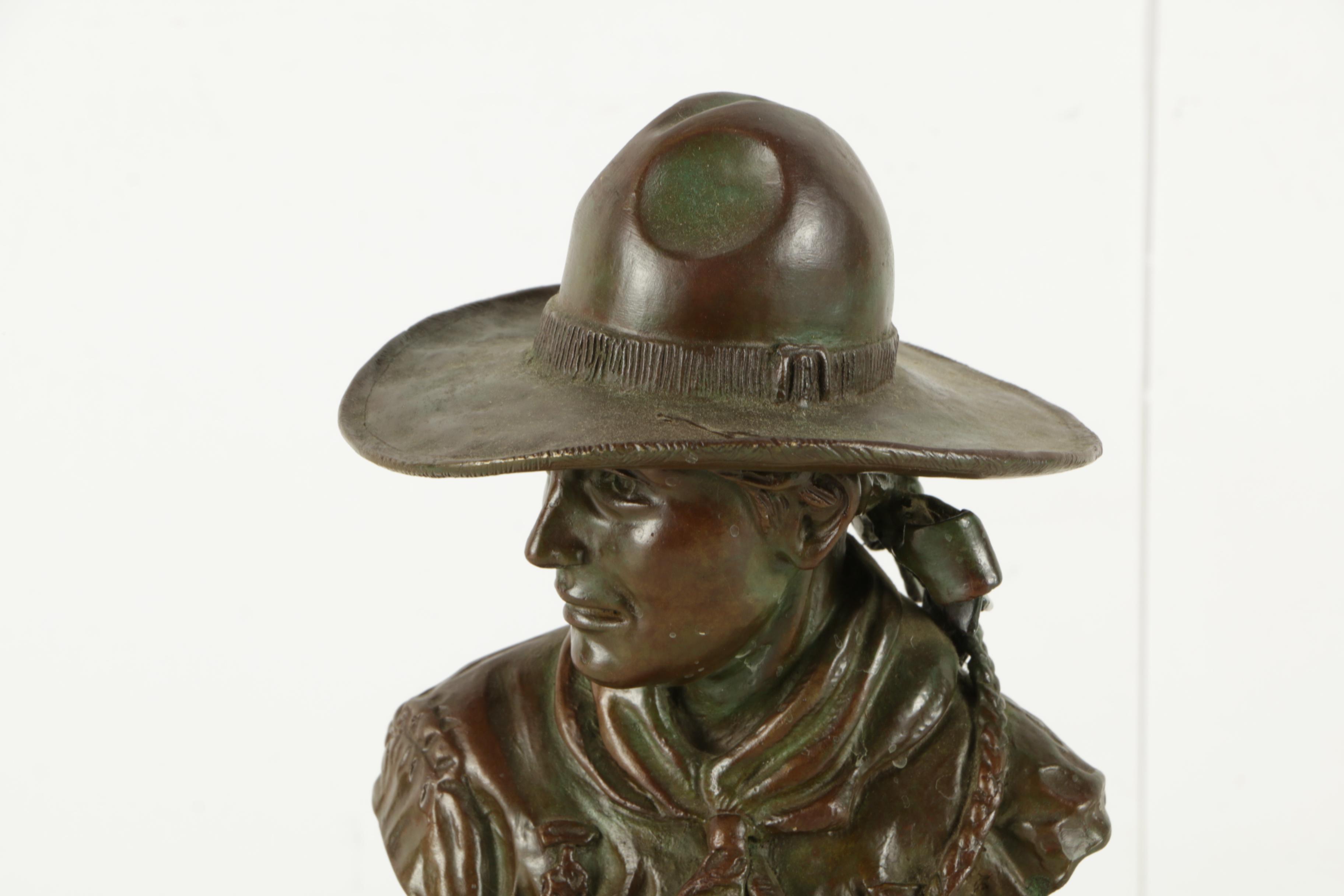 Buckeye Blake Limited Edition Bronze Sculpture "'The Cowgirl' Fannie Steele"