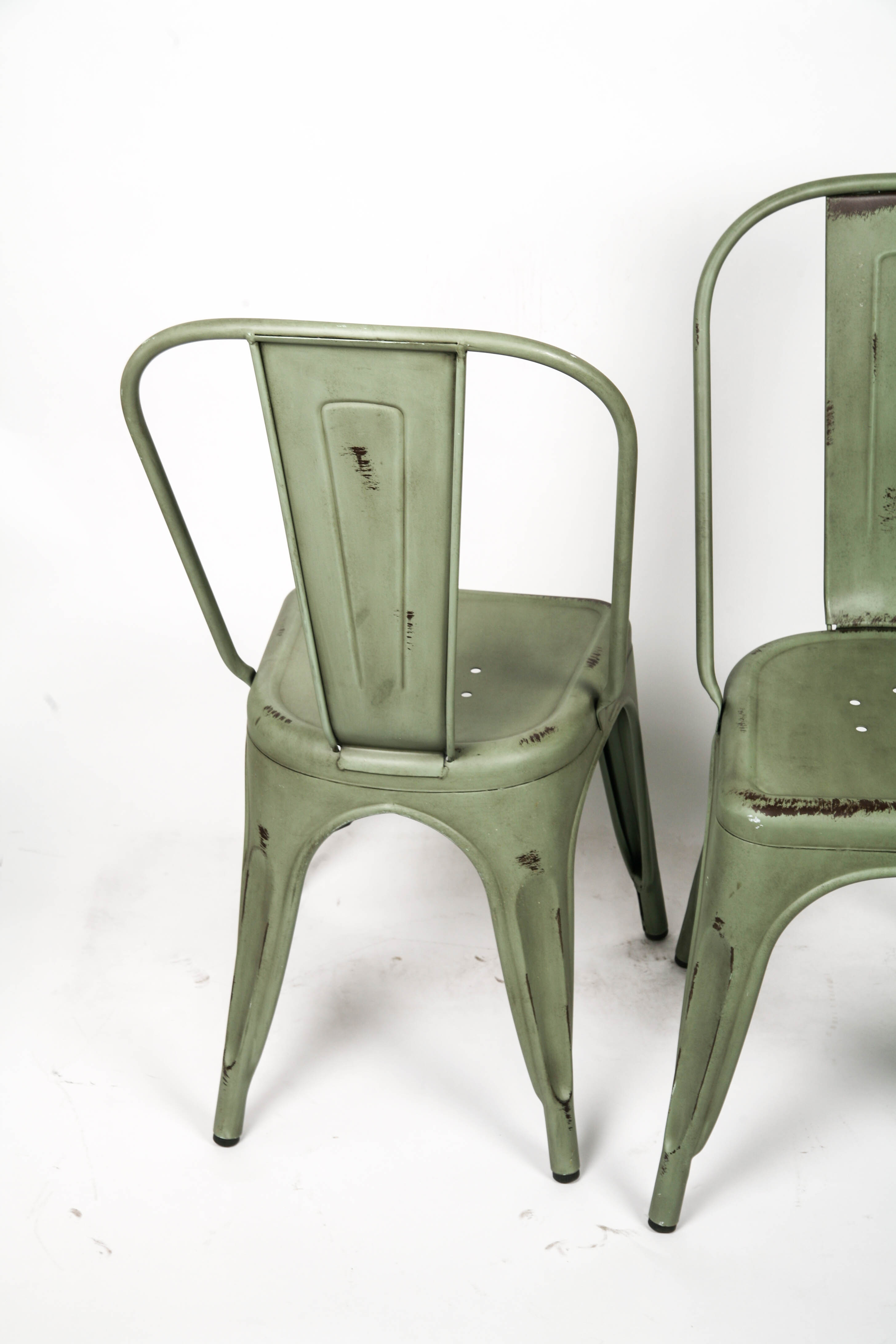 Pair of Metal Bistro Chairs by Coaster Fine Furniture