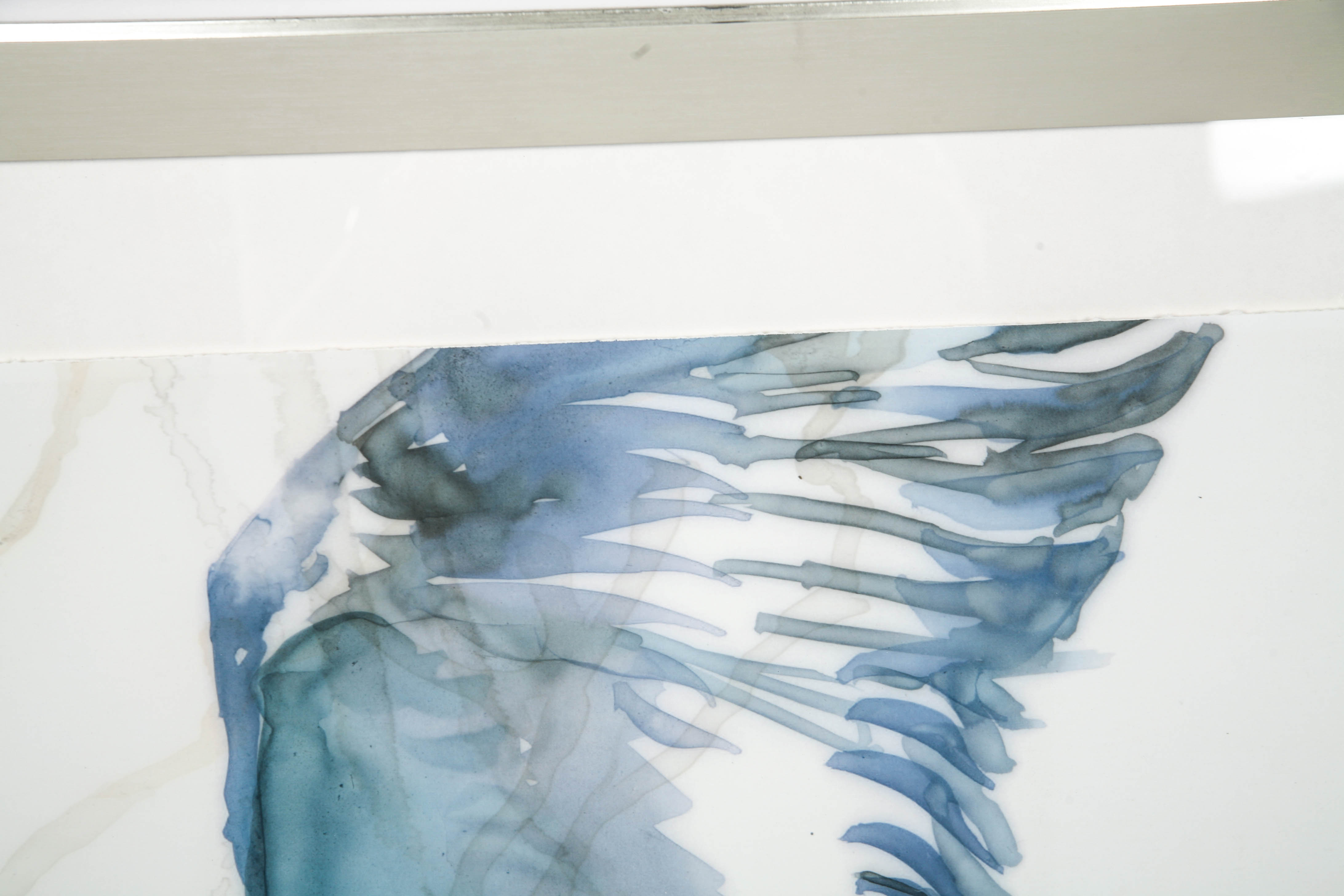 Framed Lithograph on Paper "High in Flight 1"