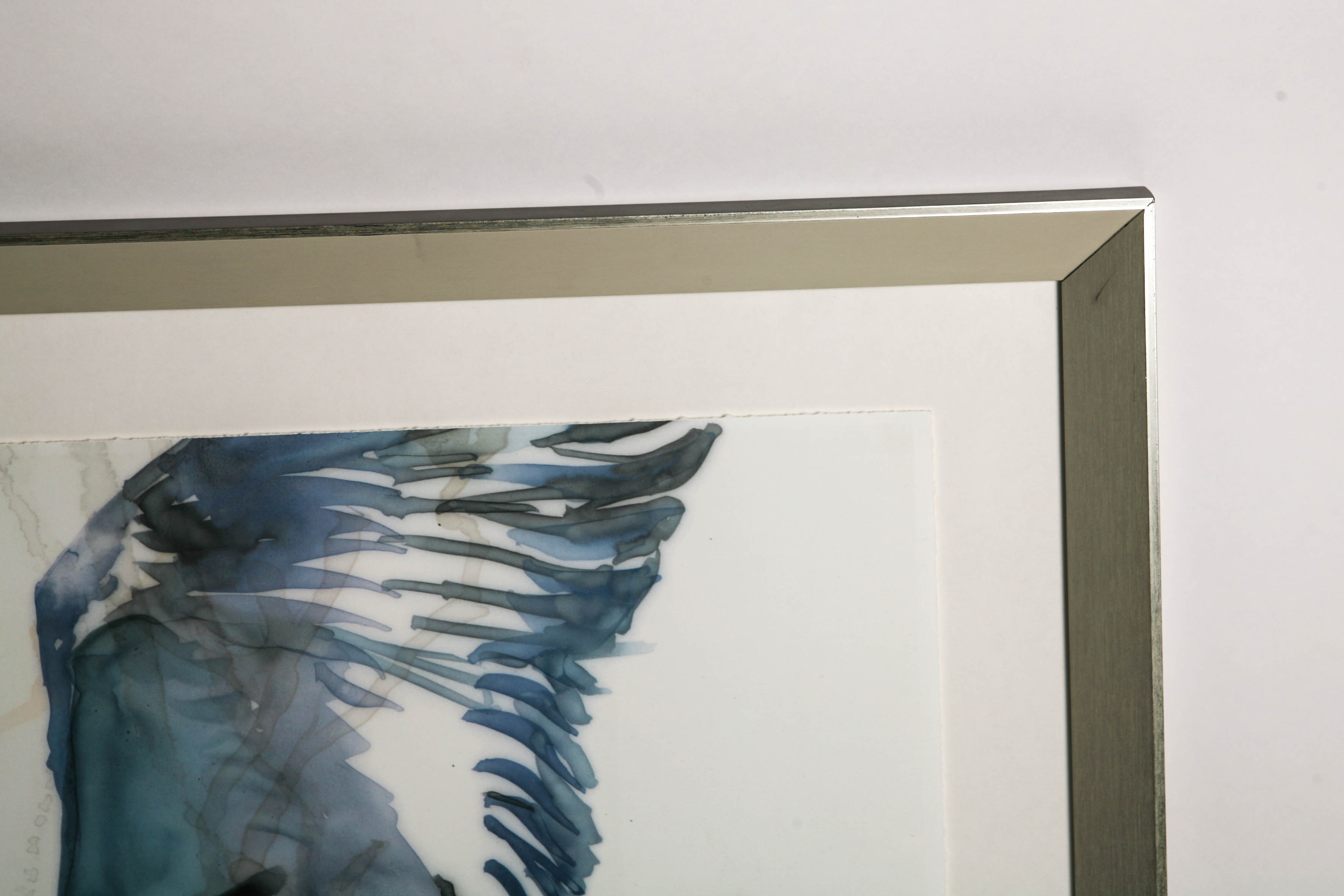 Framed Lithograph on Paper "High in Flight 1"