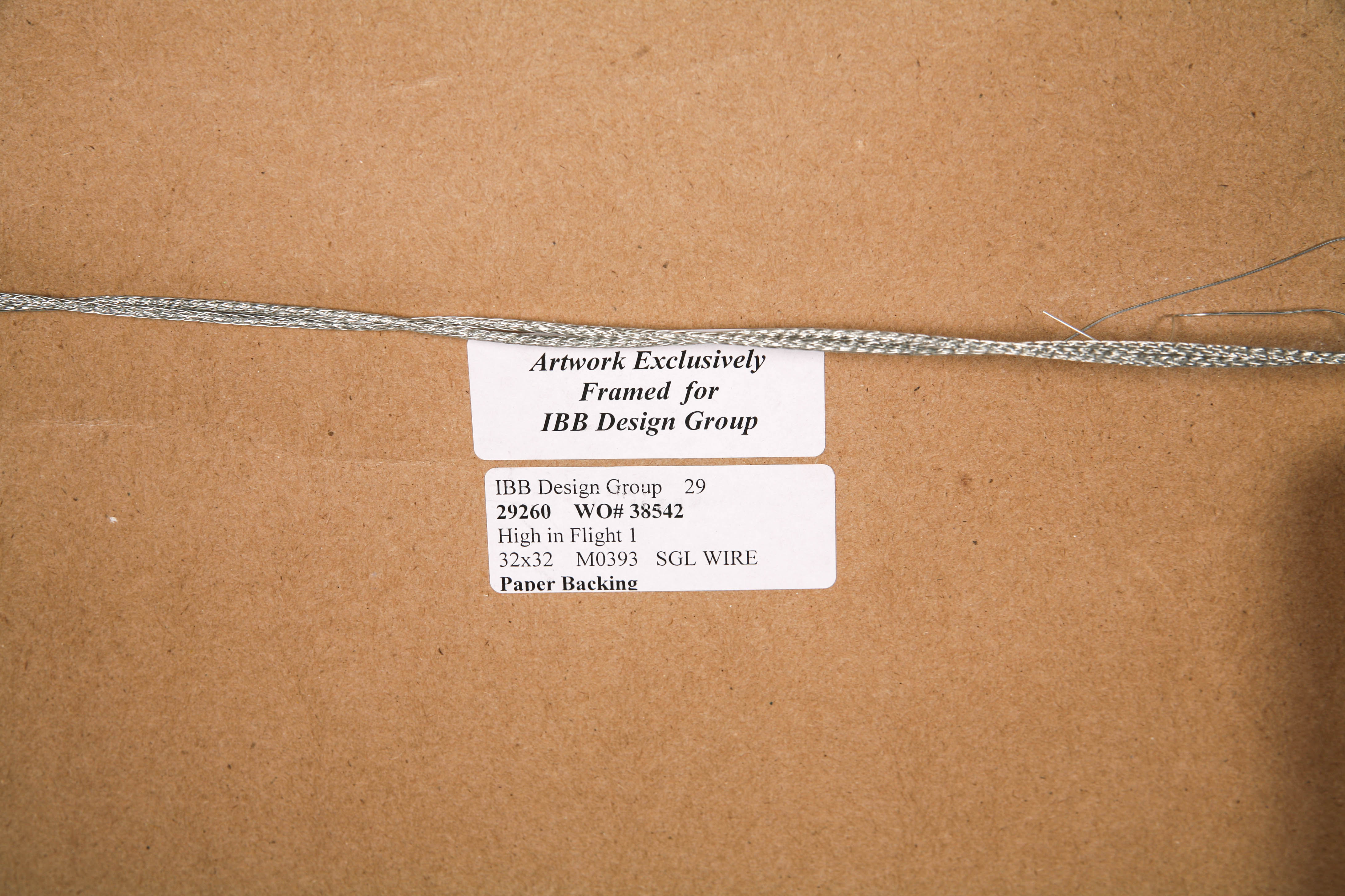 Framed Lithograph on Paper "High in Flight 1"