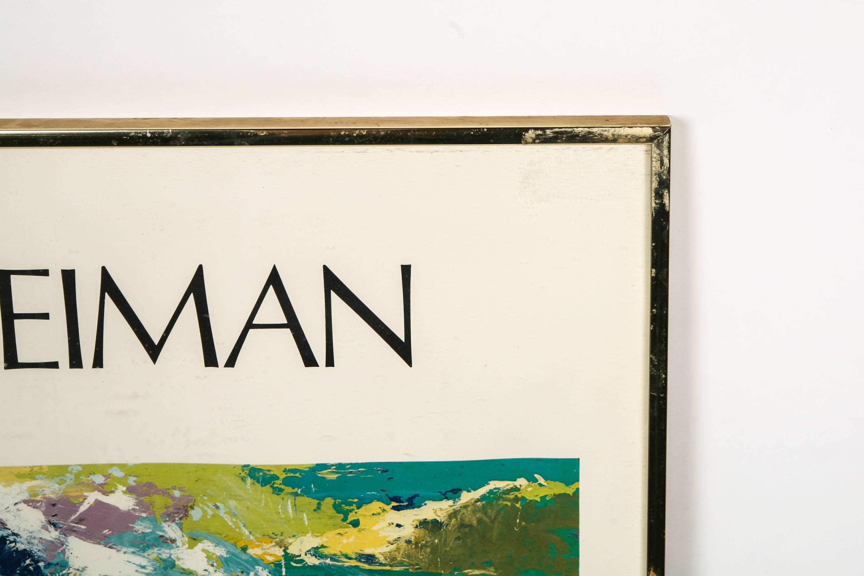 1976 Signed LeRoy Neiman Art Exhibition Poster