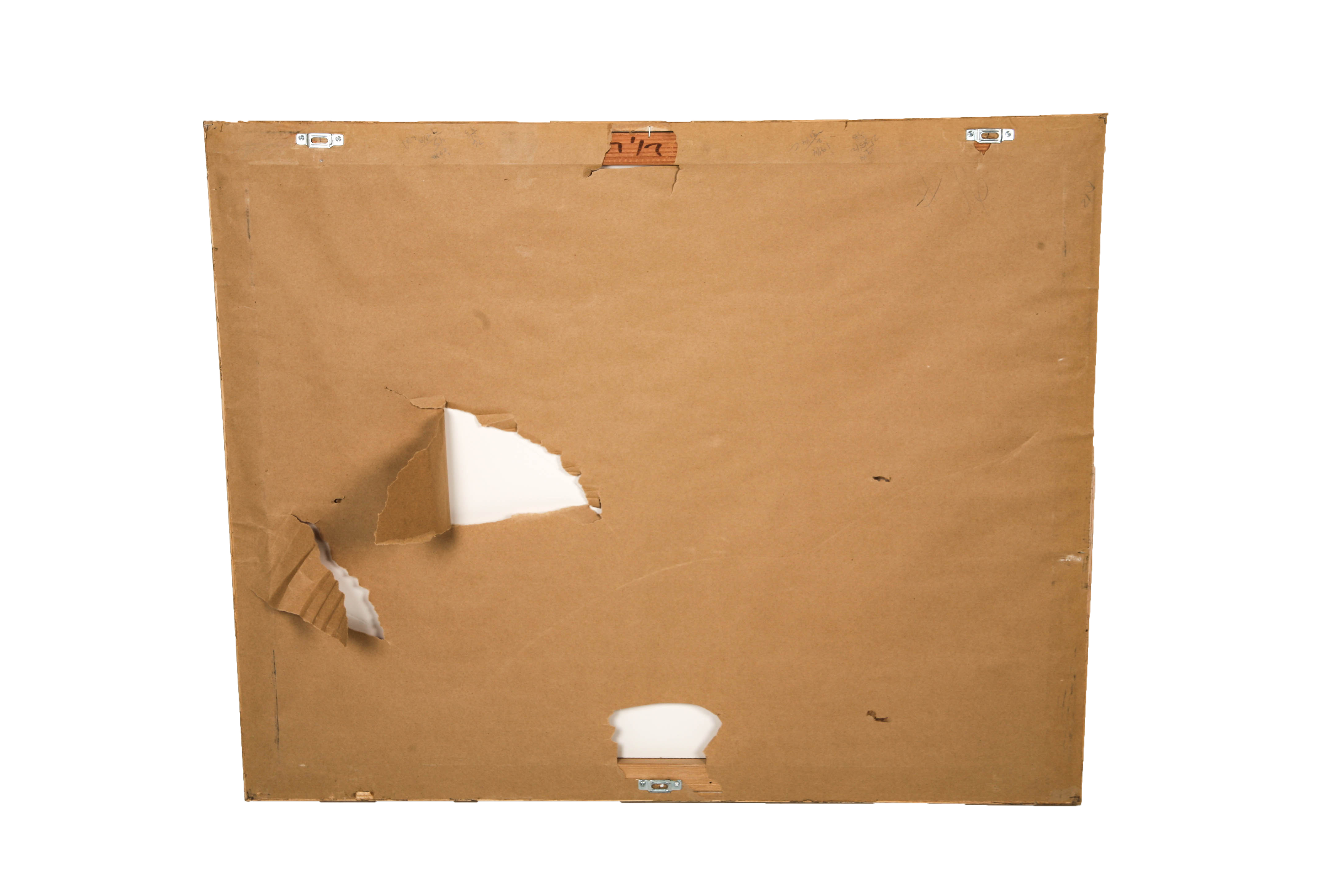 Oil Pastel Drawing of Desert Landscape