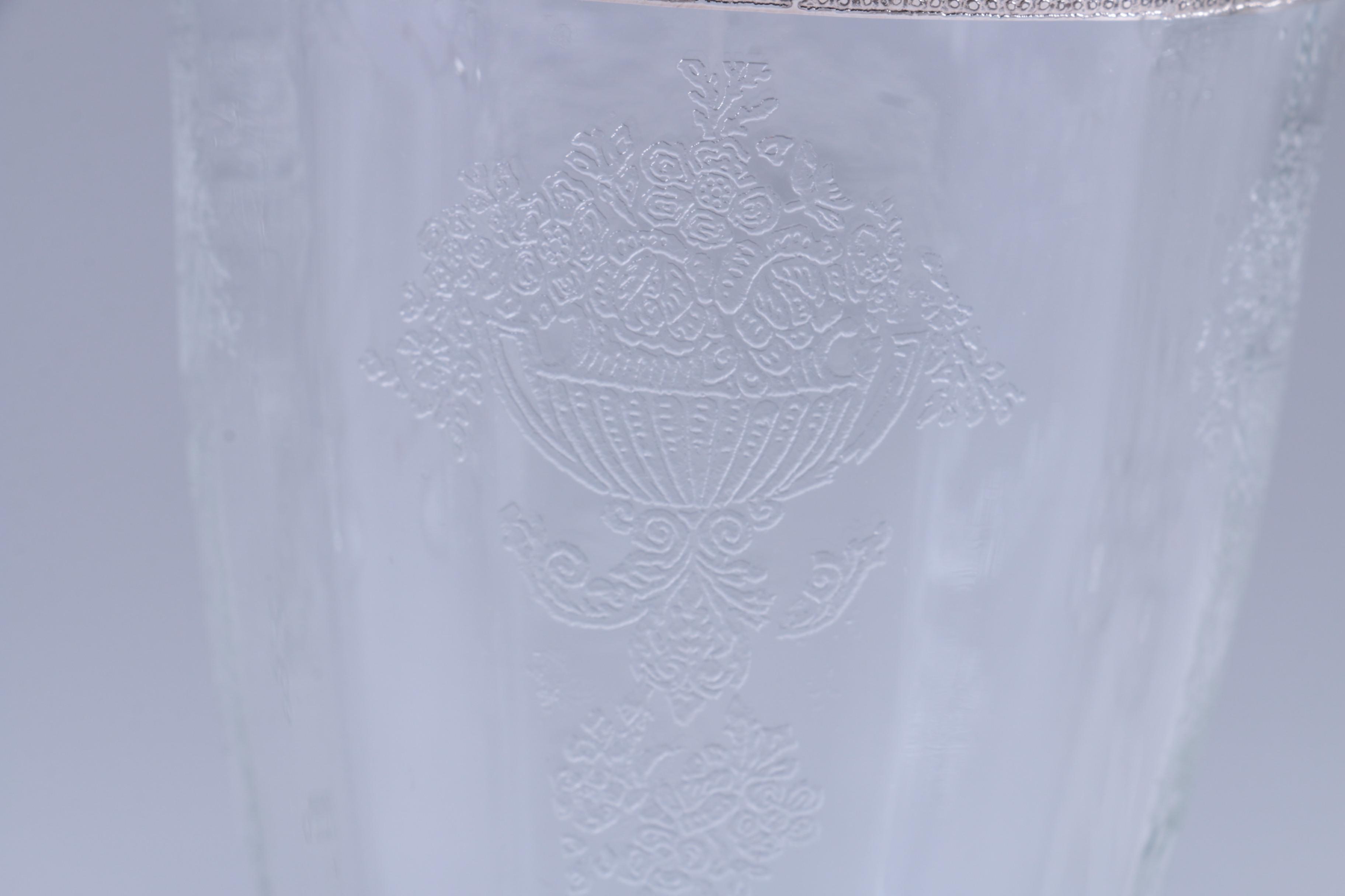 Vintage Tiffin-Franciscan Style Encrusted Iced Tea Glasses