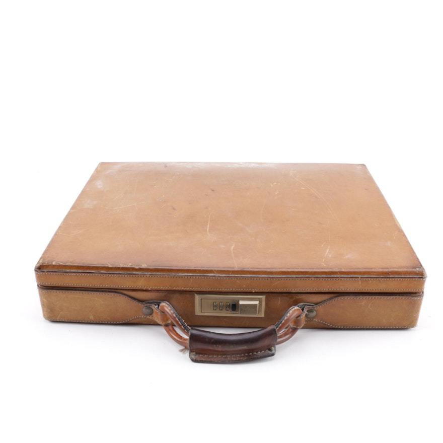 Vintage Leather Briefcase by Hartmann