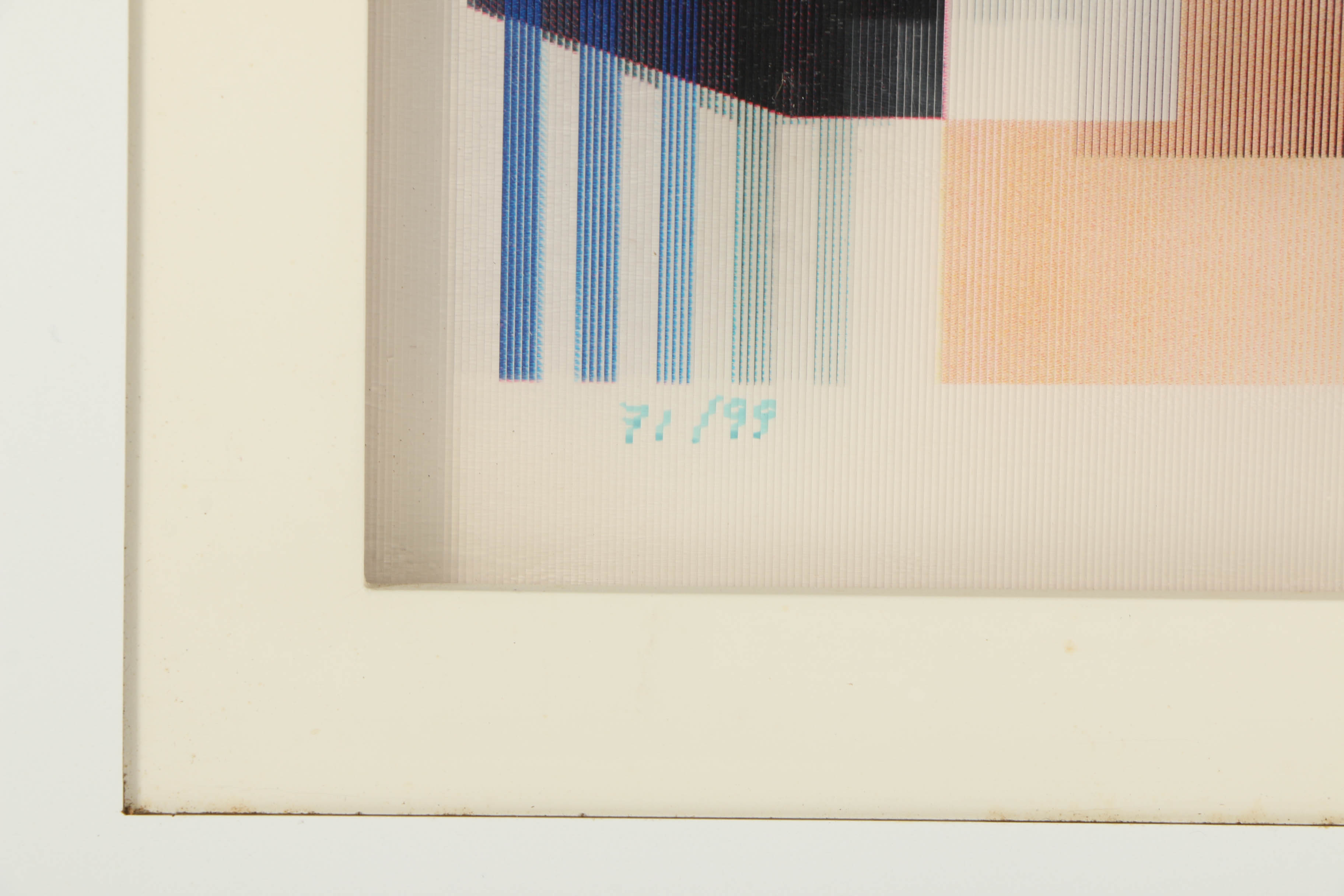 Yaacov Agam Limited Edition Agamograph "Trois Movement #1"