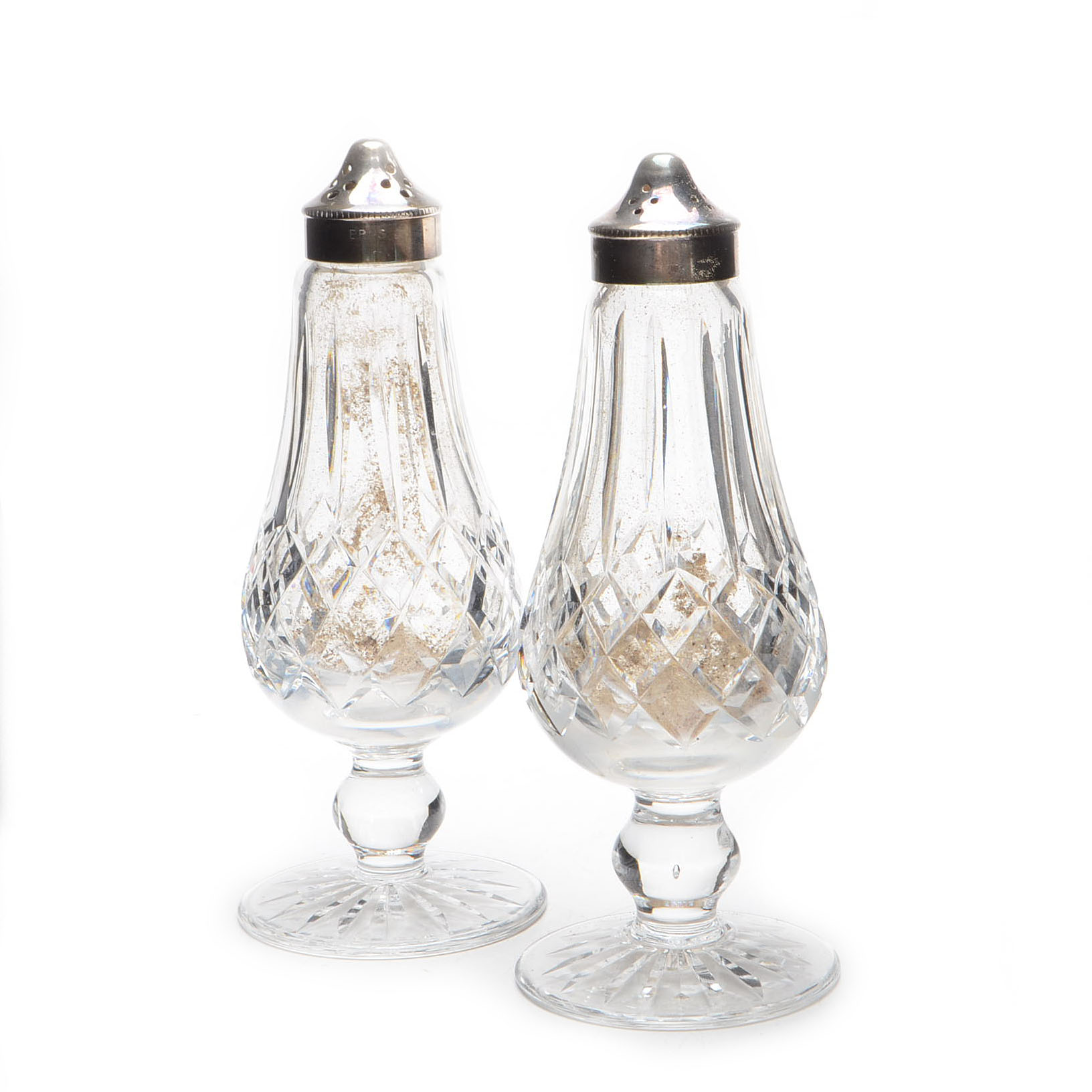 Waterford "Lismore" Salt & Pepper Shakers and Jelly Jar