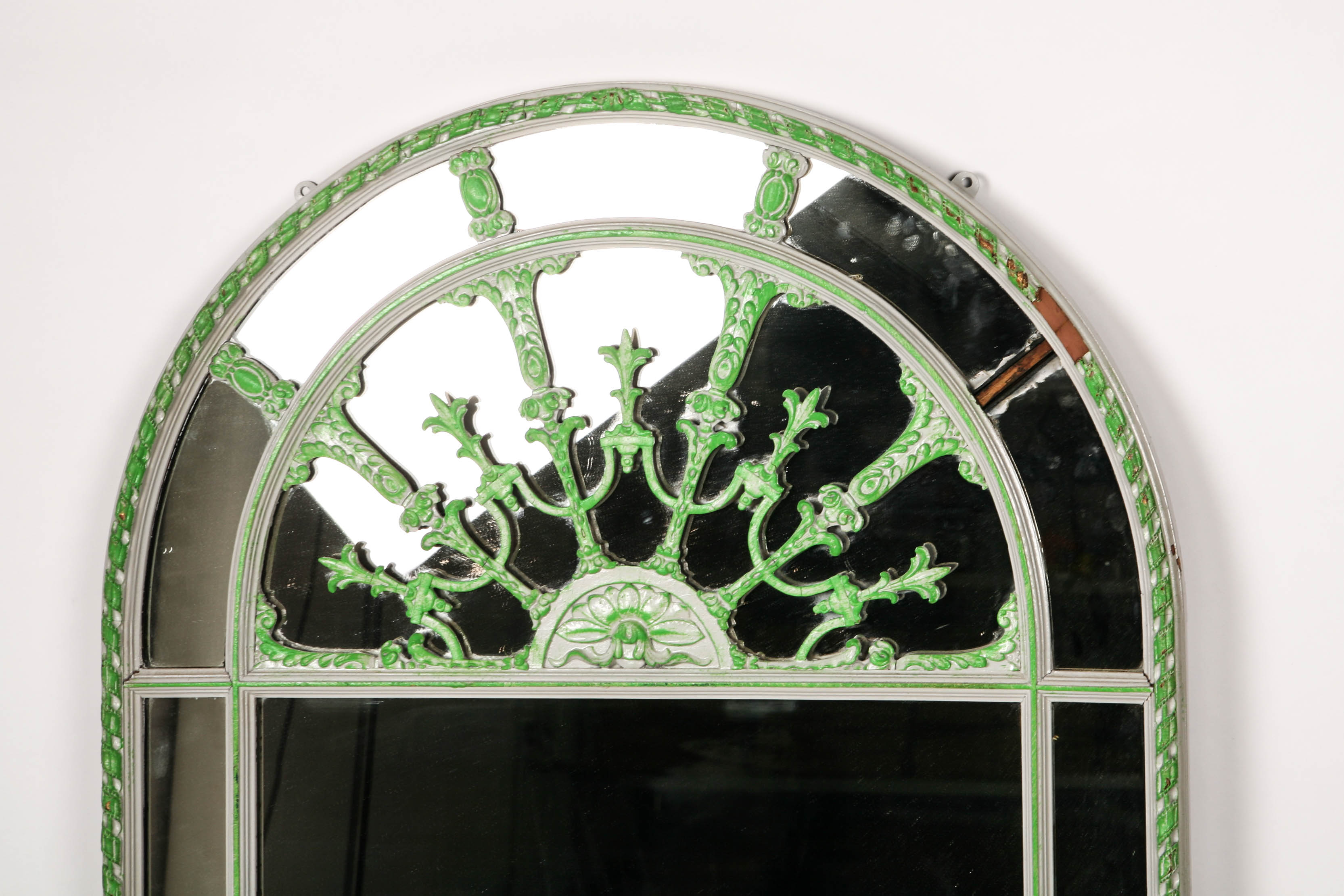 Vintage Arched Wall Mirror