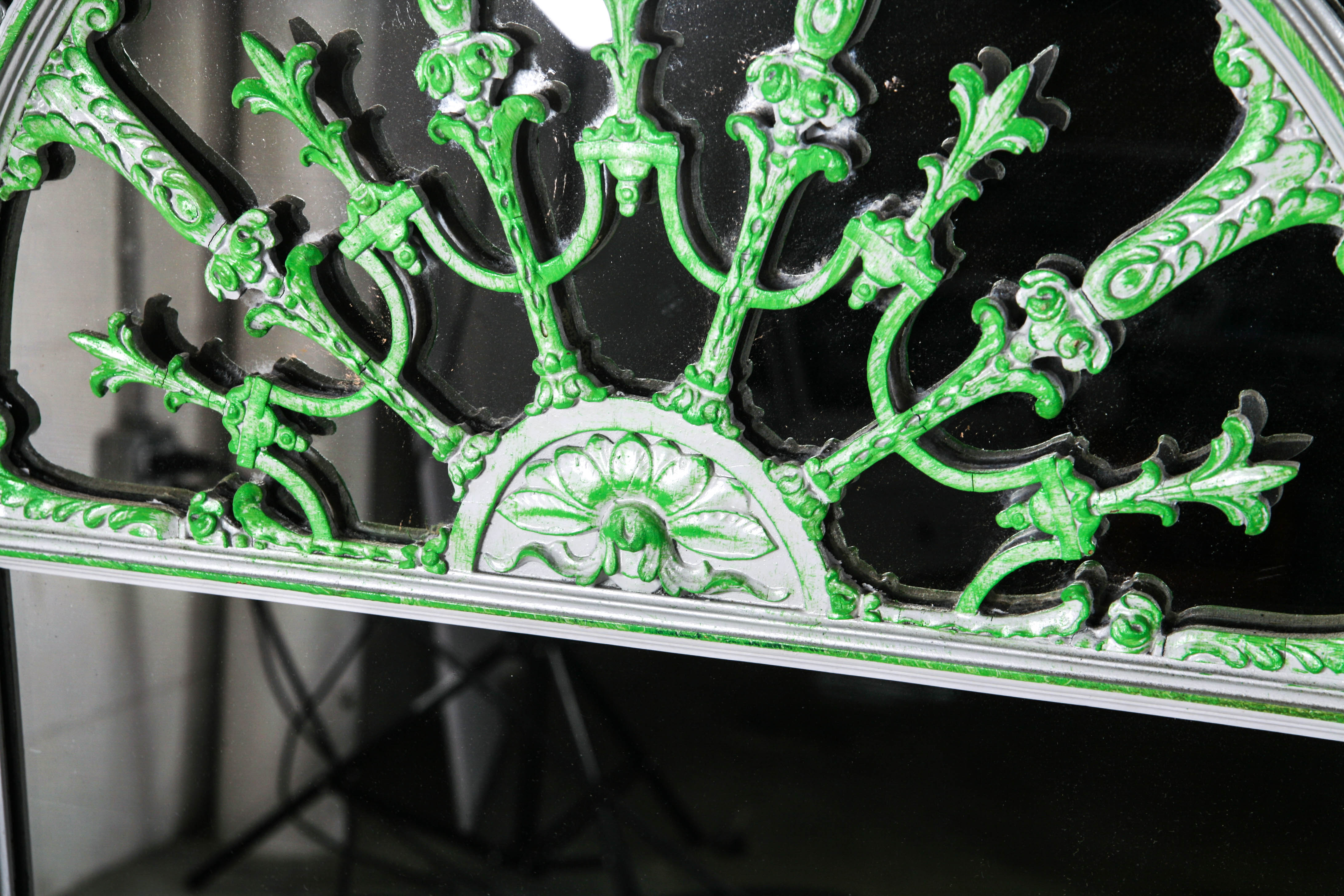 Vintage Arched Wall Mirror