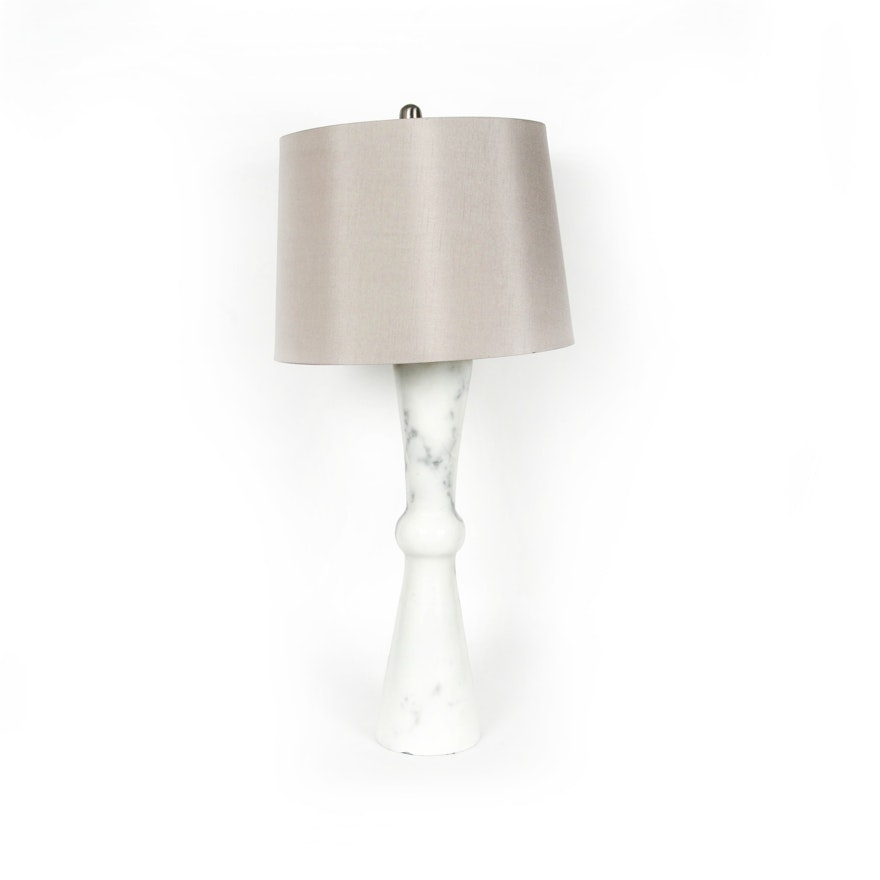 Large Marble Table Lamp