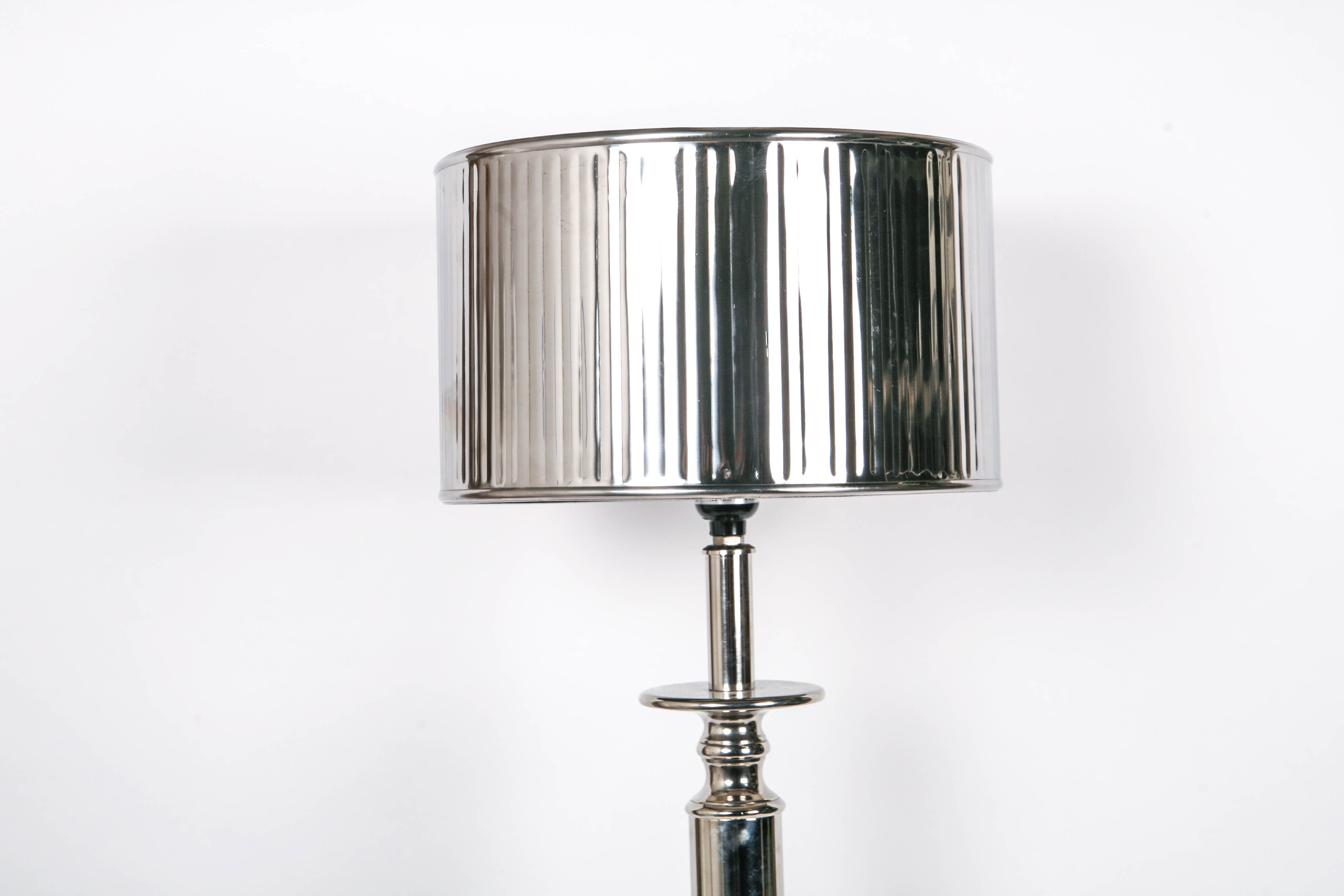 Contemporary Chrome  Finish Table Lamp
