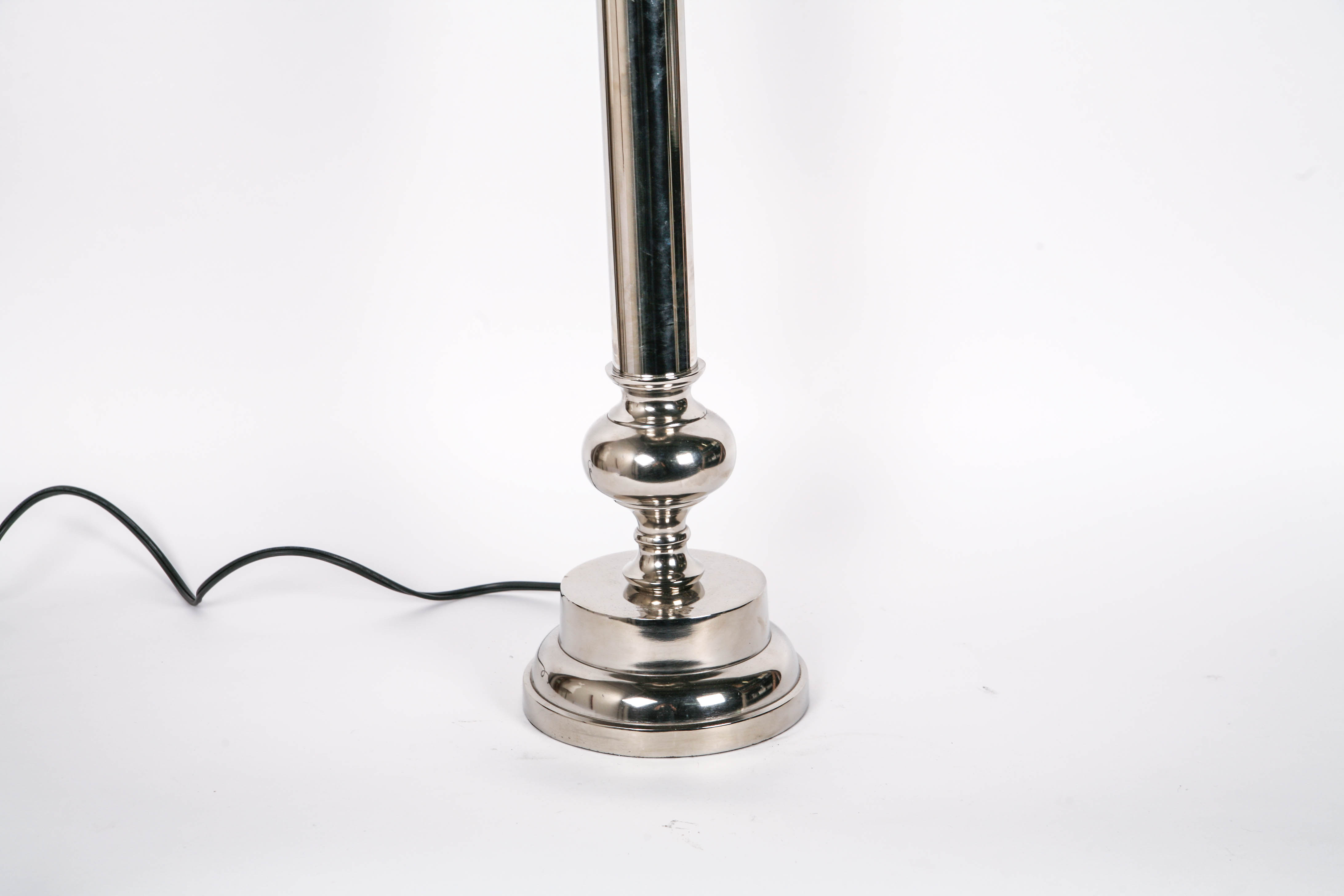 Contemporary Chrome  Finish Table Lamp