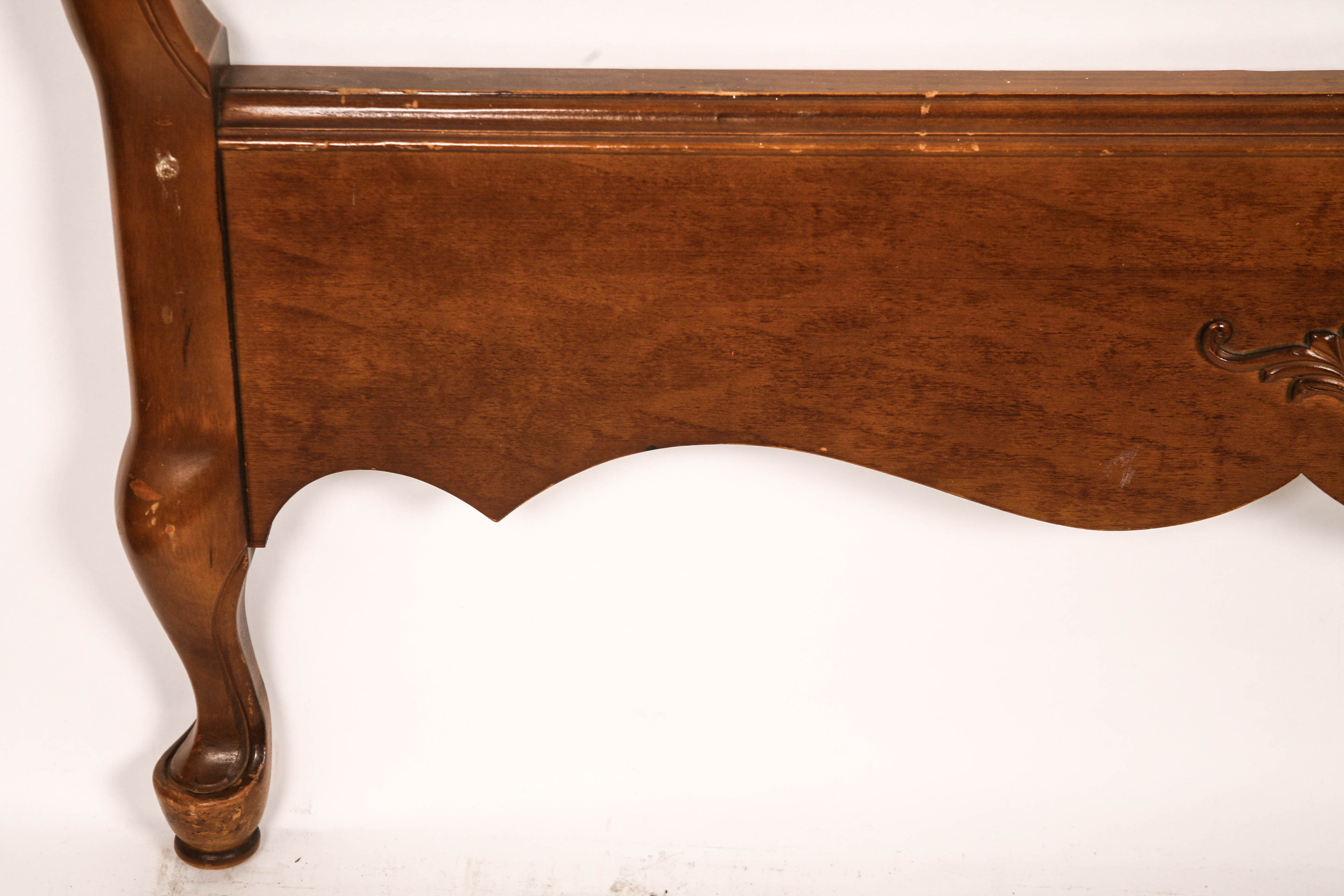 Vintage Queen Anne Style Twin Size Bed Frames